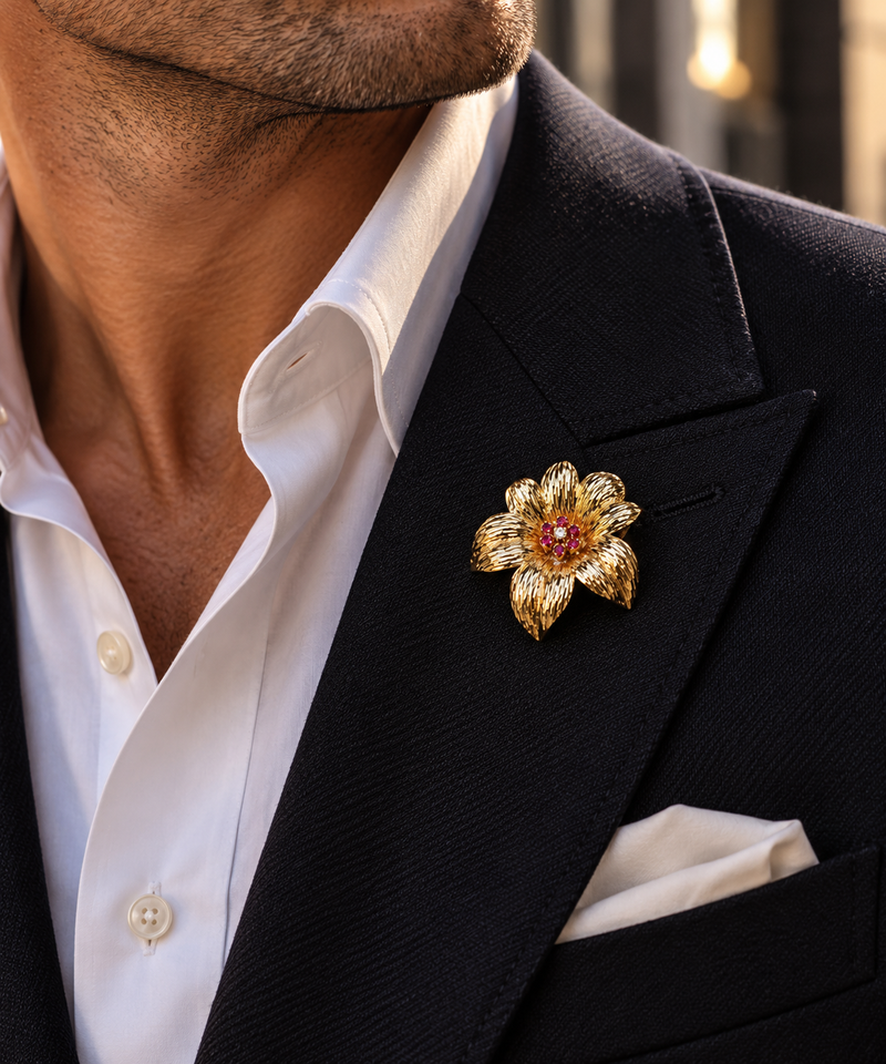 Tiffany & Co., Floral Brooch