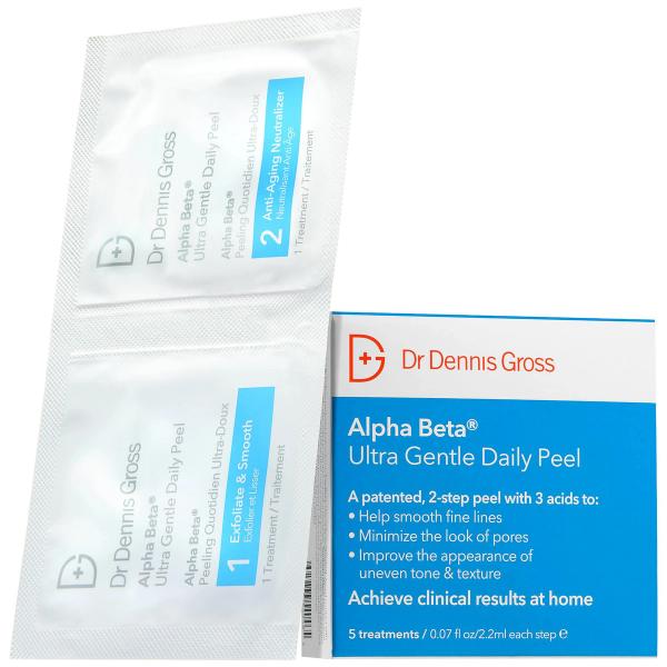 Mini Alpha Beta Ultra Gentle Daily Peel Pads for Sensitive Skin