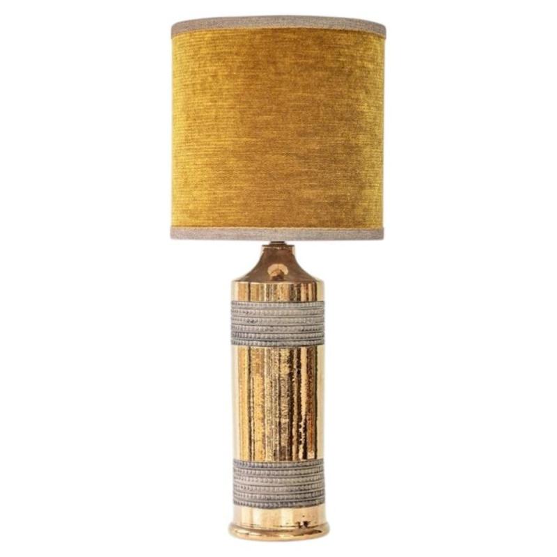 Bitossi, Gold Ceramic Lamp