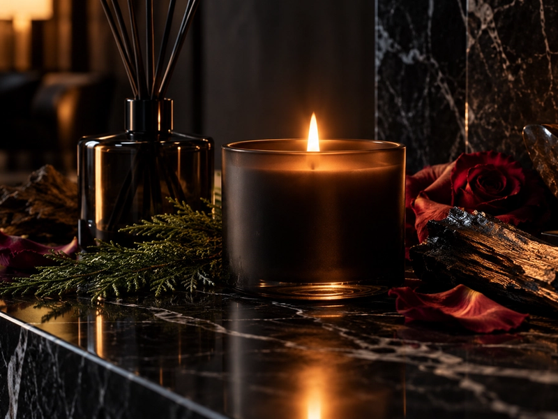 Moody Candlelit Fragrance Vignette