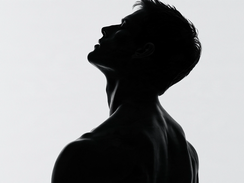male model shirtless