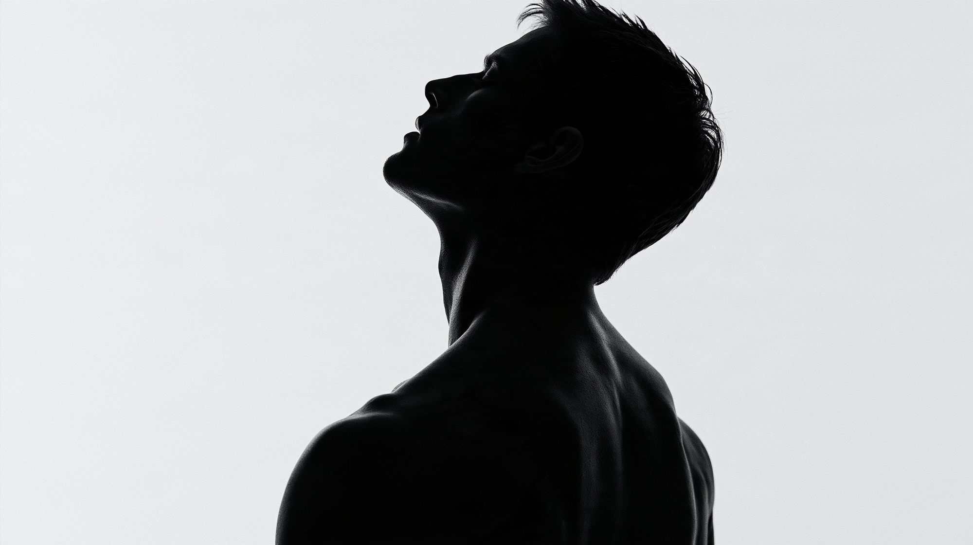 male model shirtless