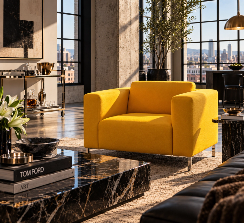 Enrico Franzolini, Steel 2000 Lounge Armchair