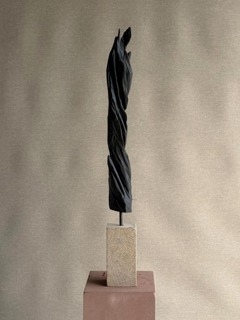 Jonathan Freemantle, Black Abstract Sculpture