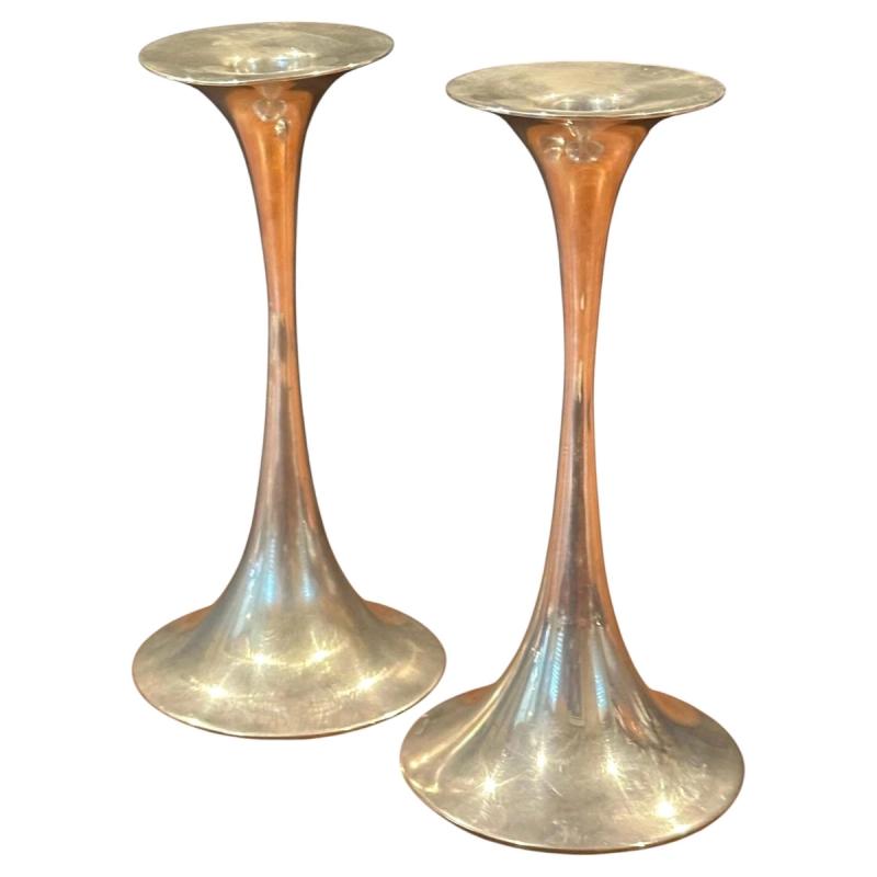 Tapio Wirkkala, “Trumpetti” Candlesticks