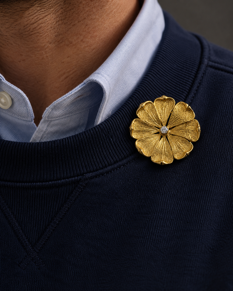 Flower Brooch, Vintage