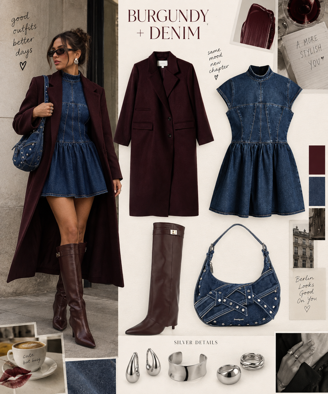 HOW WE’RE WEARING BURGUNDY