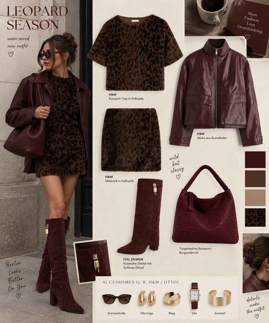 HOW WE’RE WEARING BURGUNDY