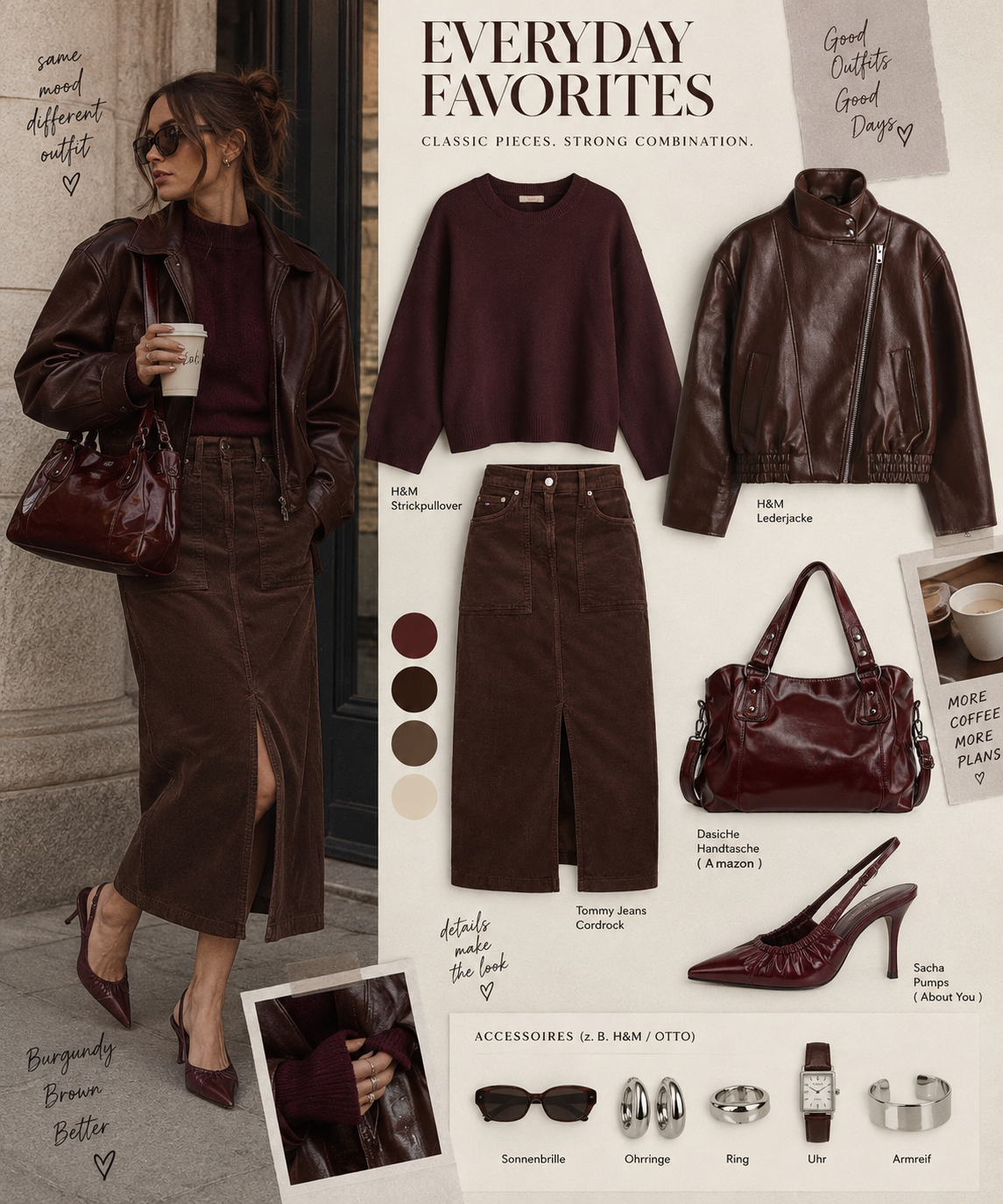 HOW WE’RE WEARING BURGUNDY