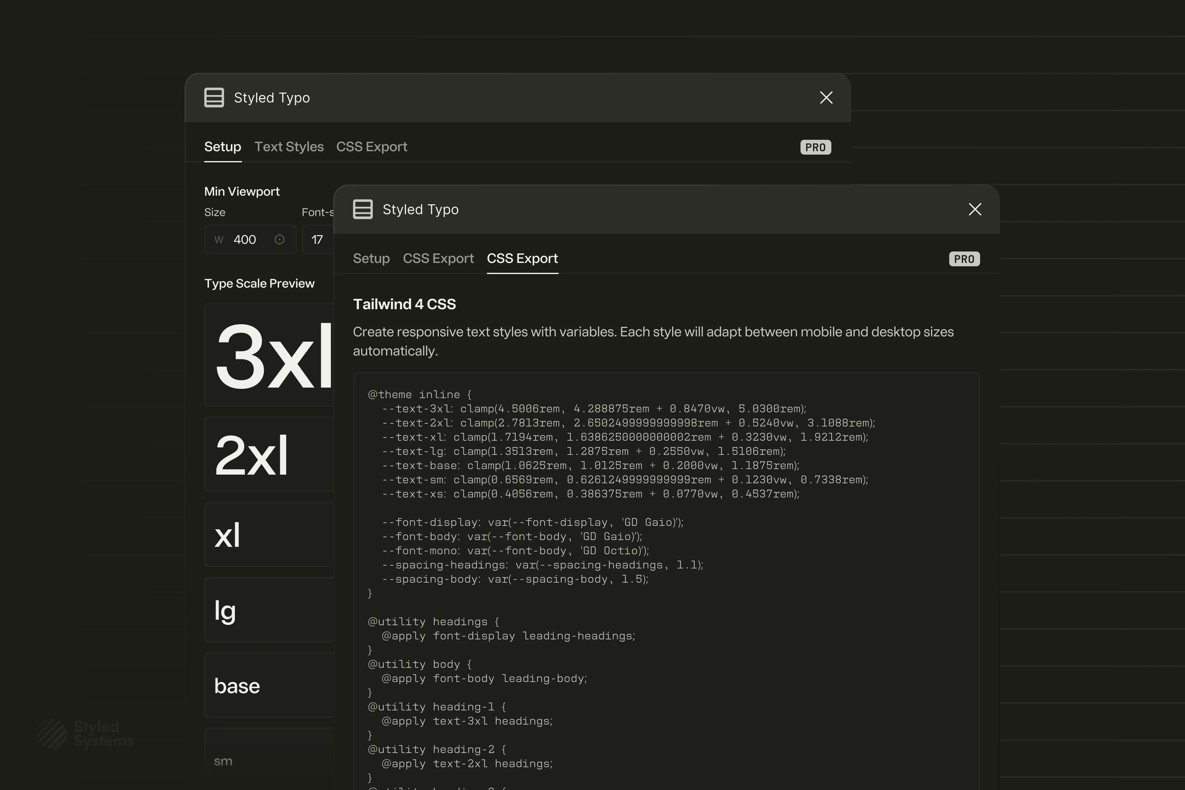 Styled Typo - secondary