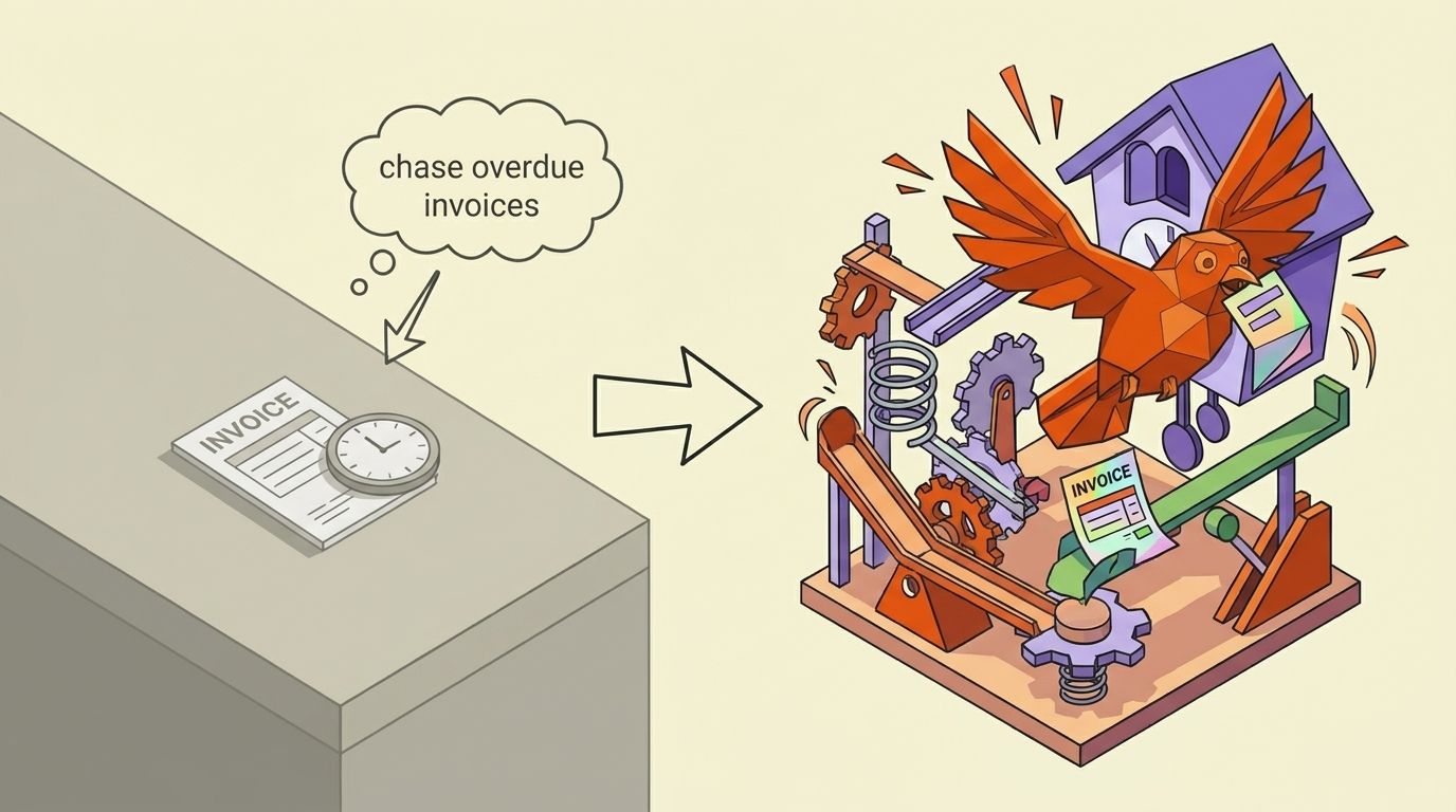 A boring illustration turning into an interesting one full of life