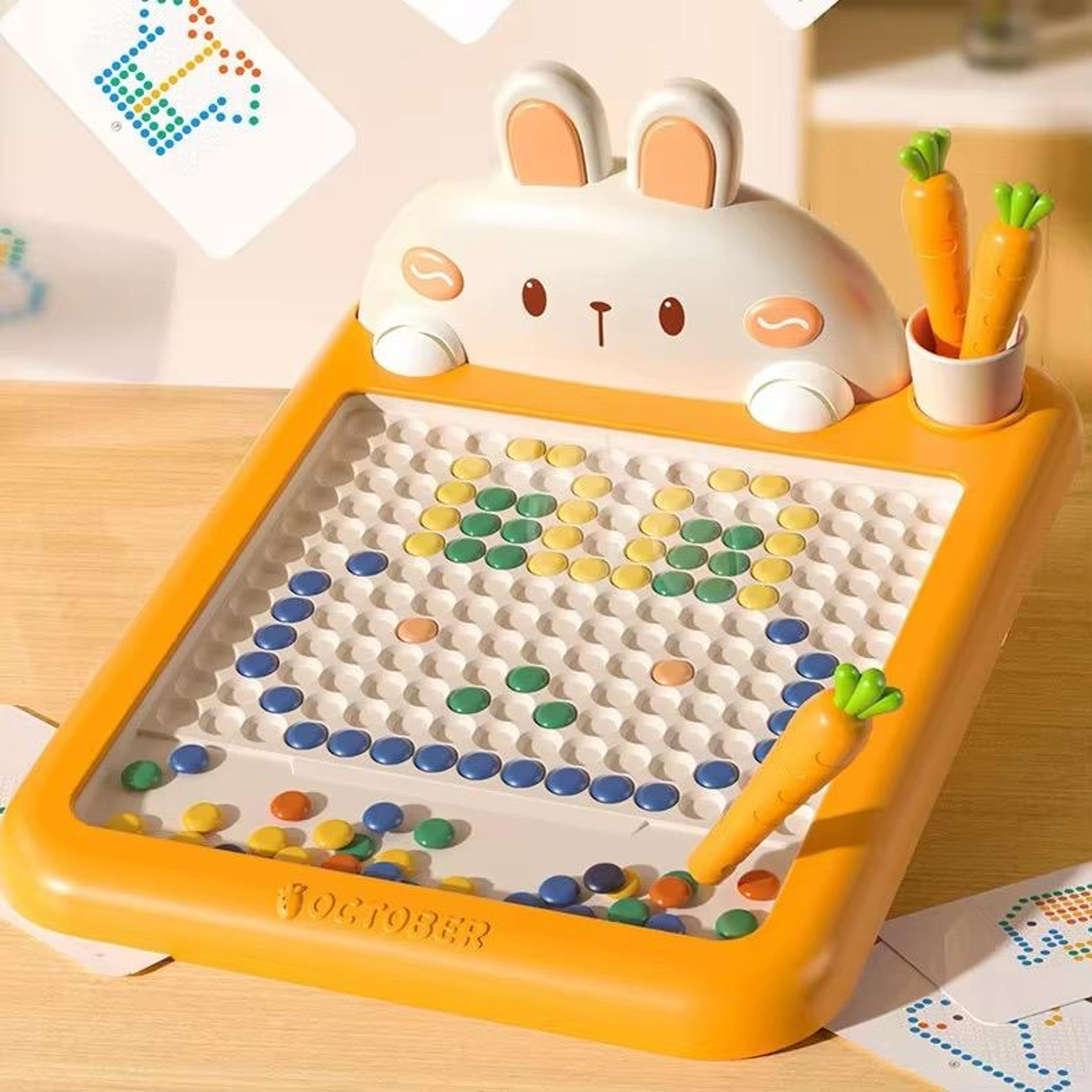 Kids' Rabbit Mosaic Peg Art Board