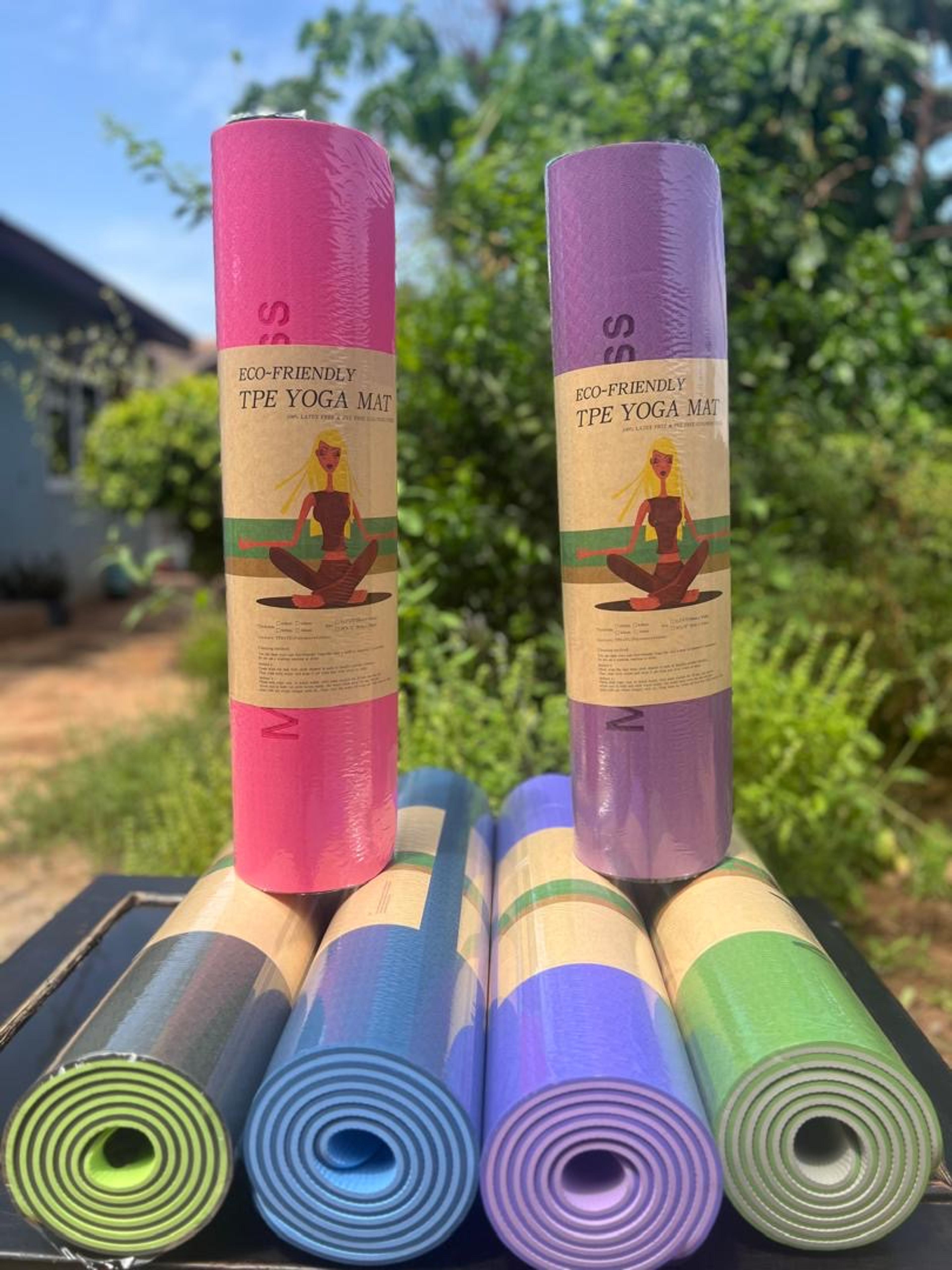 Double-Sided Yoga Mat - 8mm - view 4