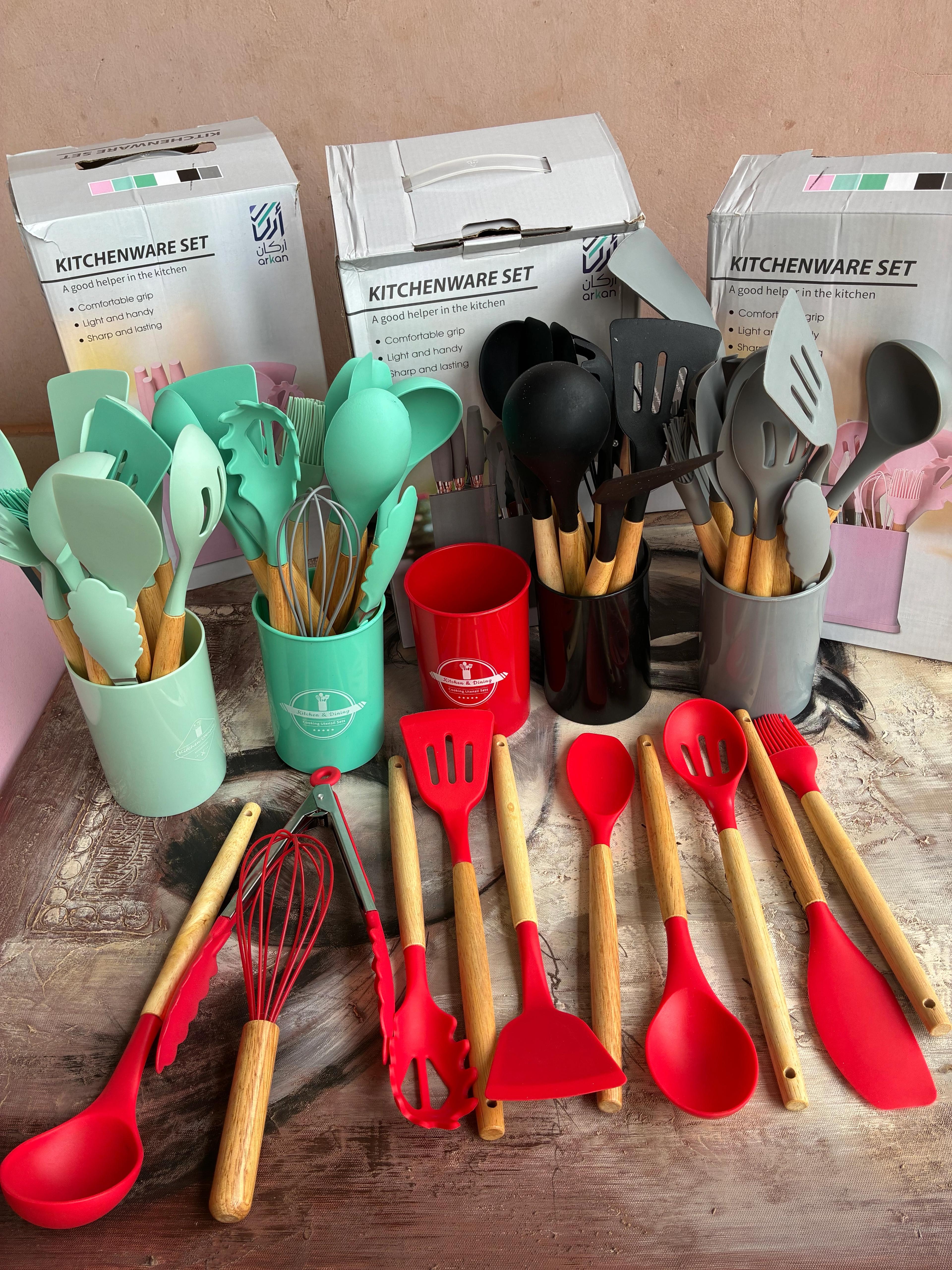 12-Piece Silicone Kitchen Utensil Set - view 4