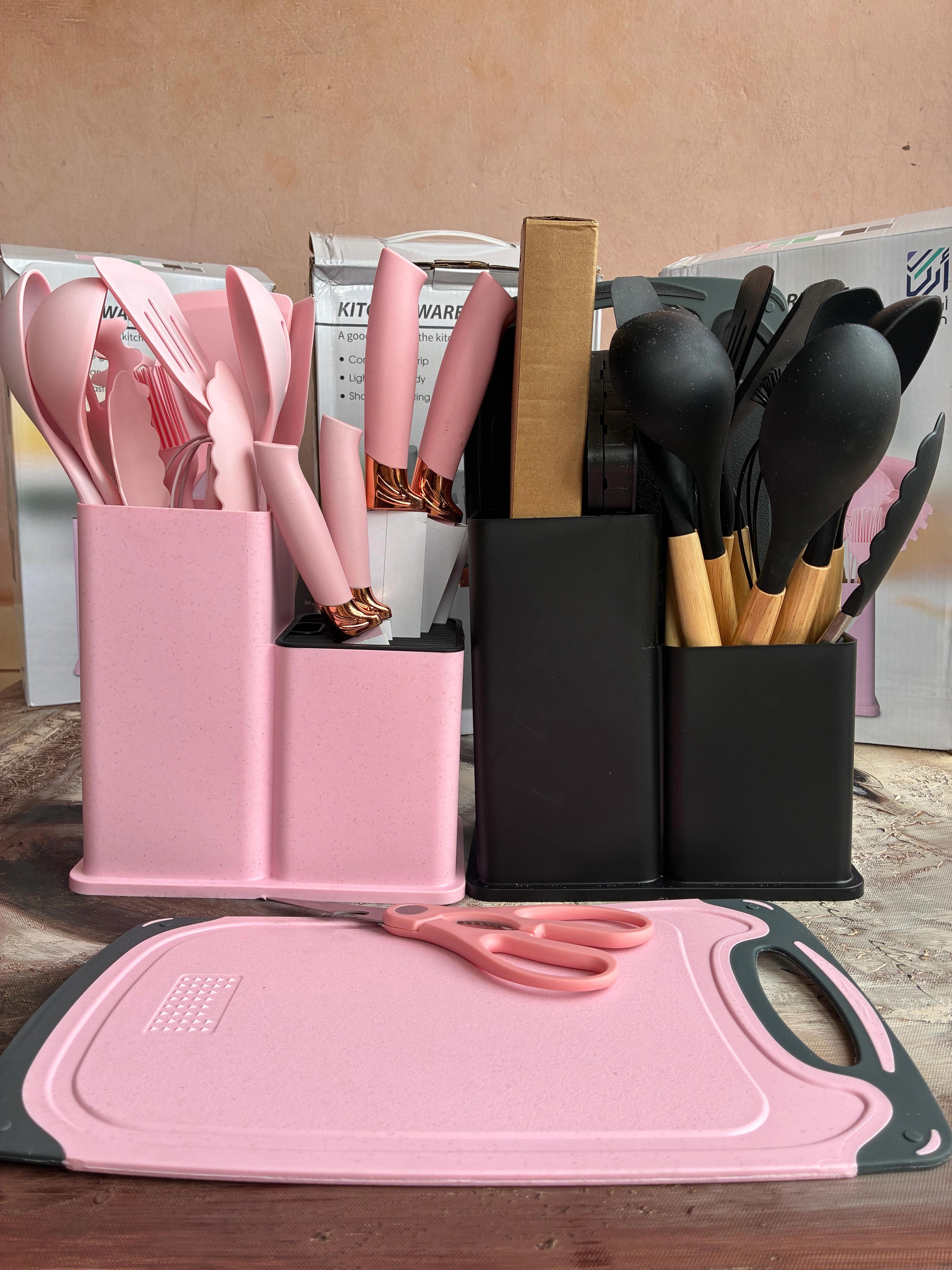19-Piece Silicone Kitchen Utensil Set thumbnail 5