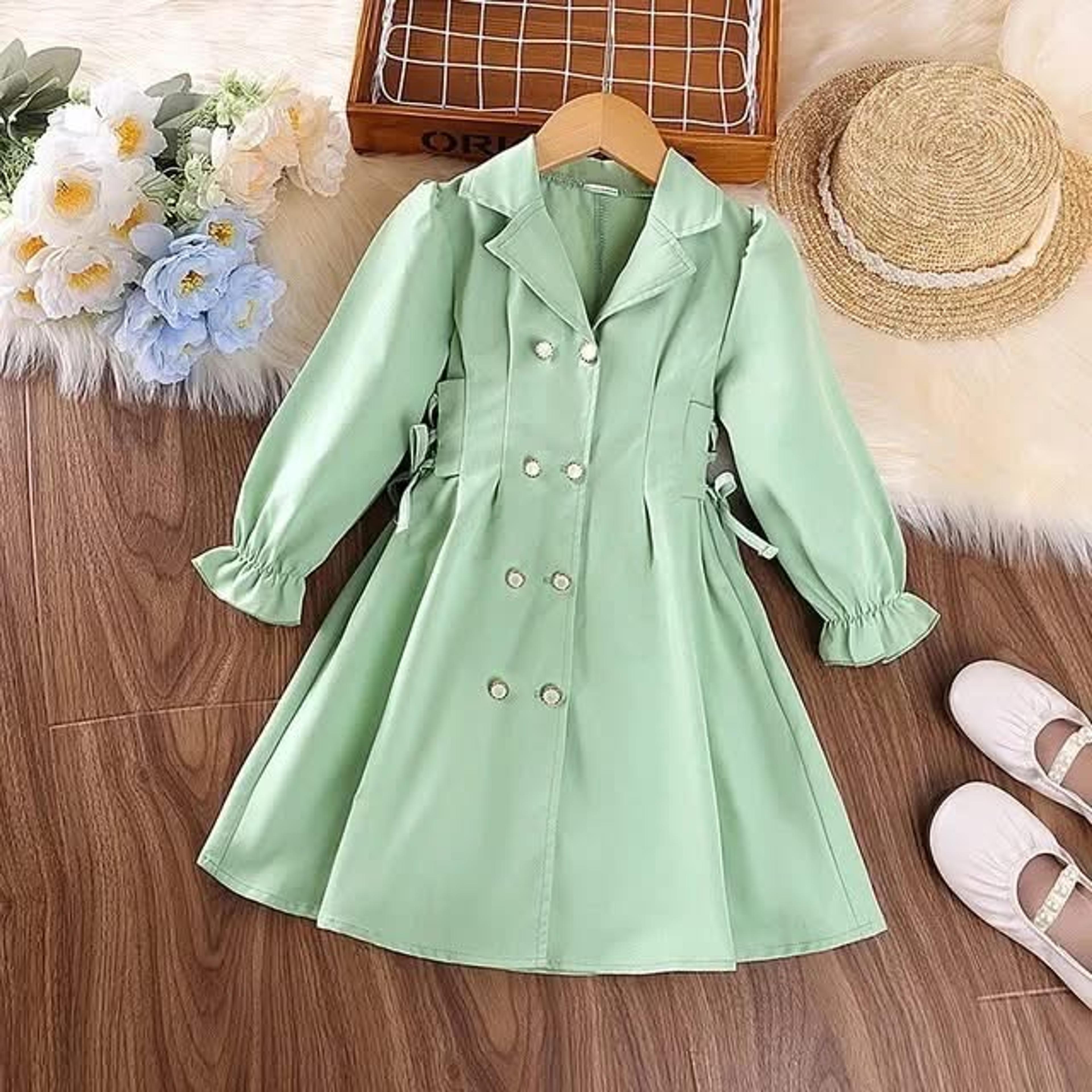 Girls' Emerald Grace Coat Dress