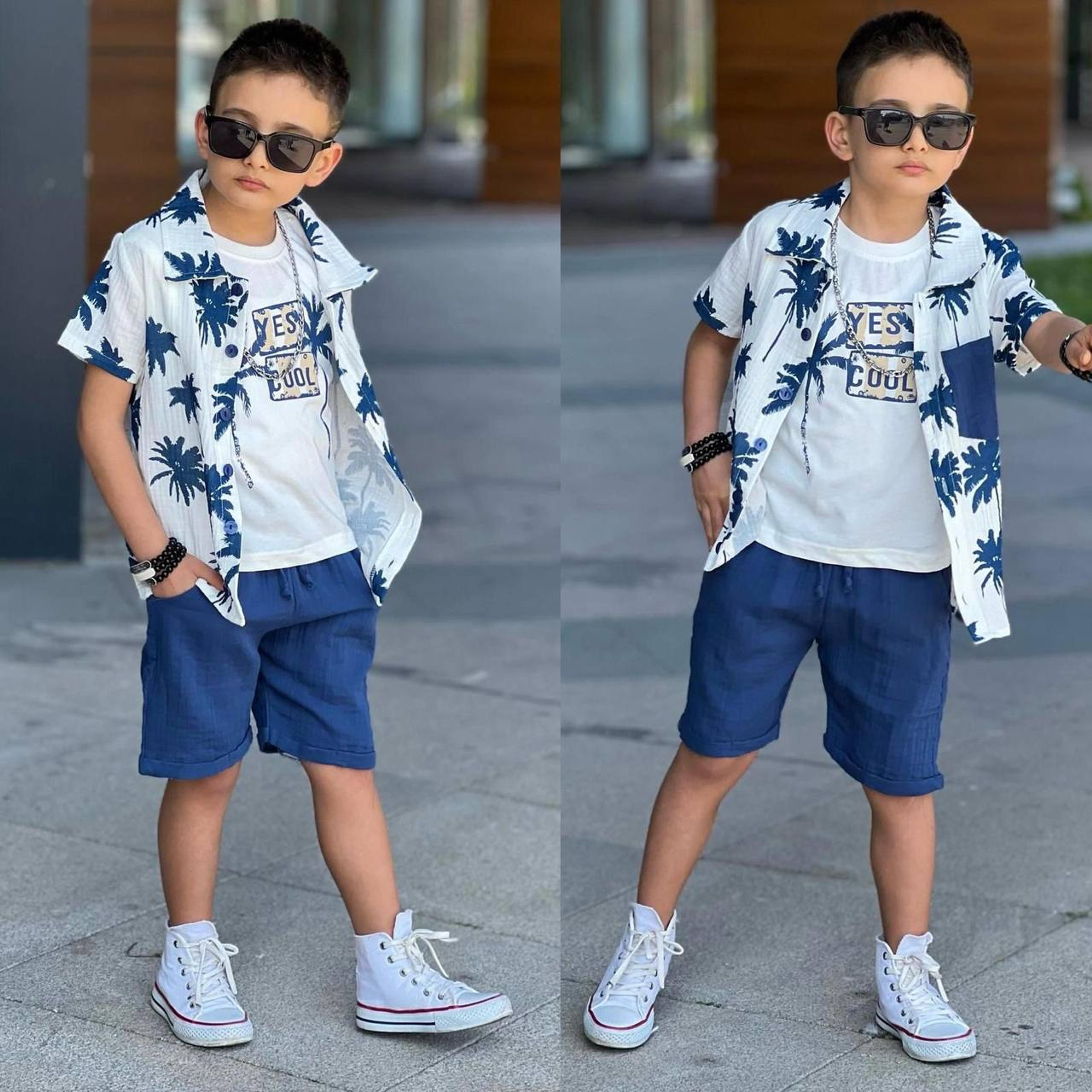 Boys' Tropical Summer Outfit