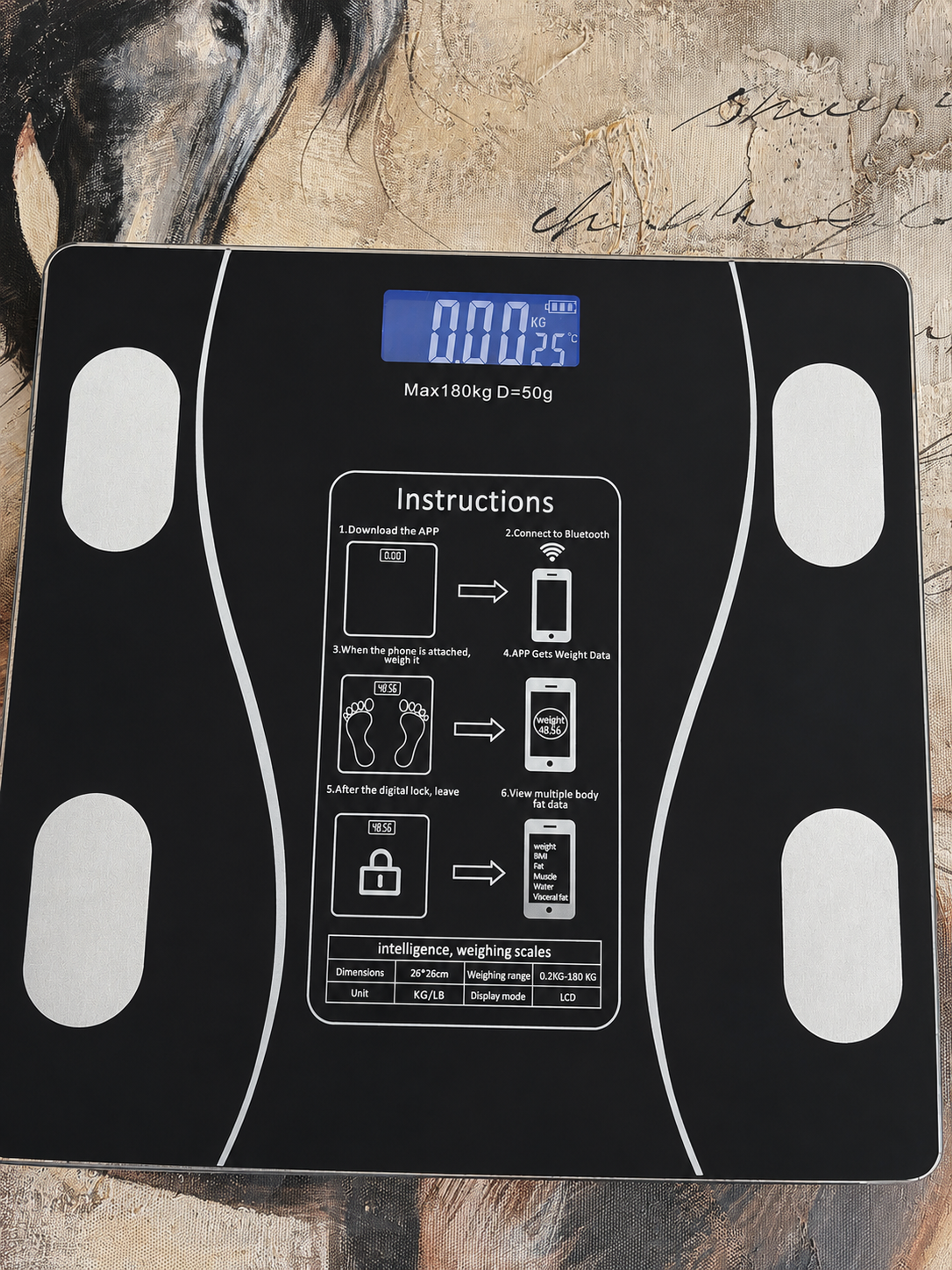 Bluetooth Smart Body Composition Scale - view 4