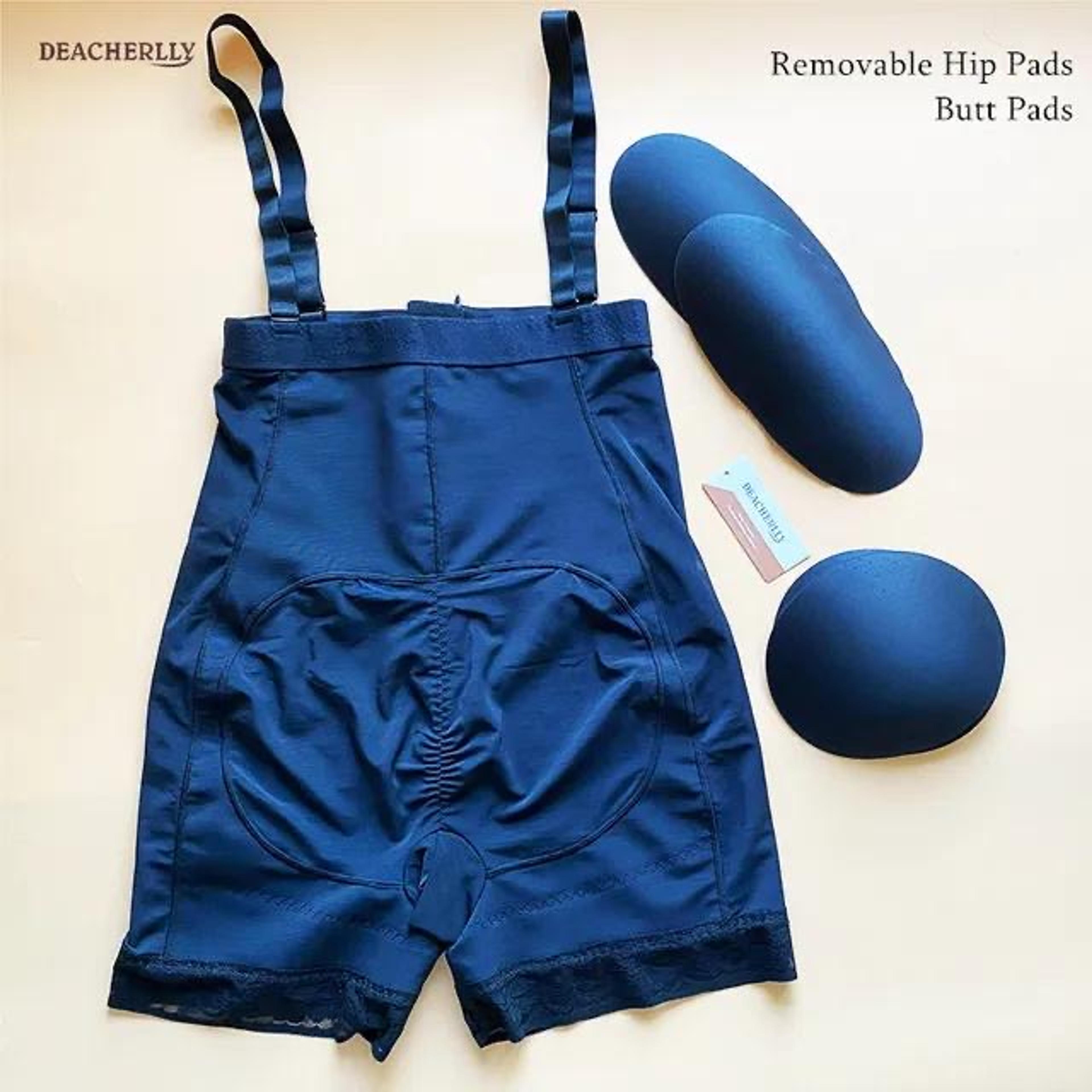 Women's Padded Full-Body Shapewear – Removable Hip & Butt Pads