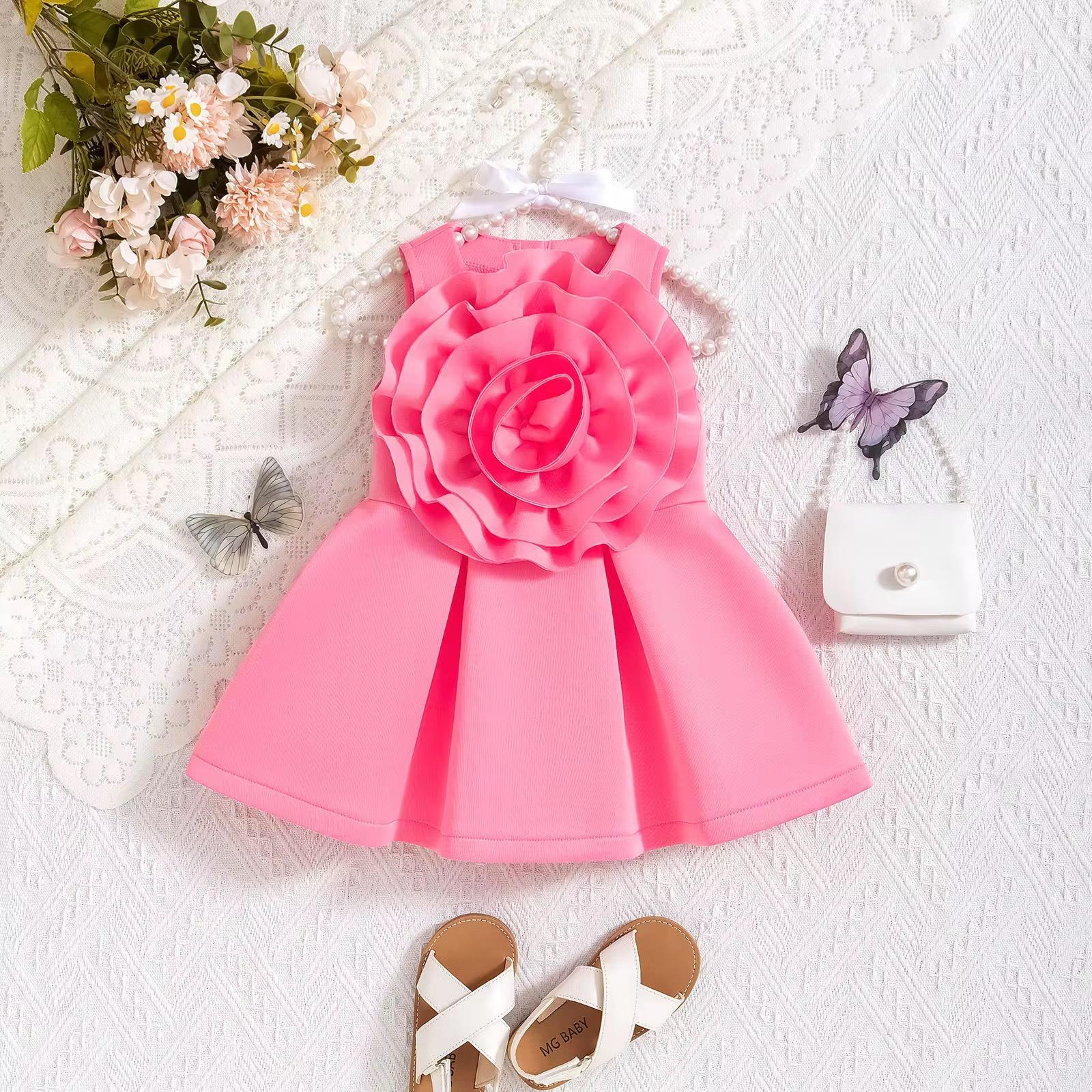 Girls' Floral Party Dress