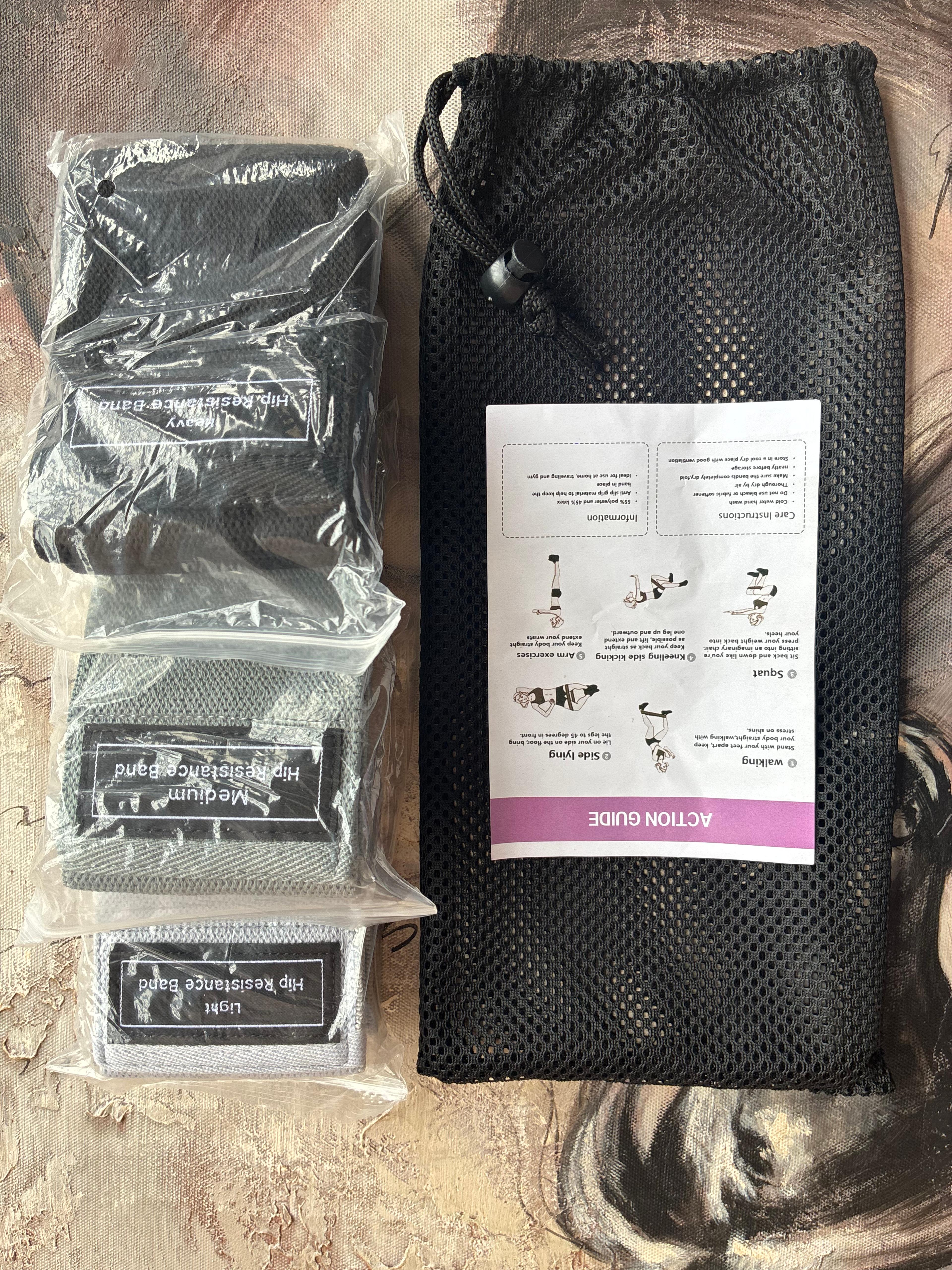 3-Piece Hip Resistance Band Set thumbnail 5