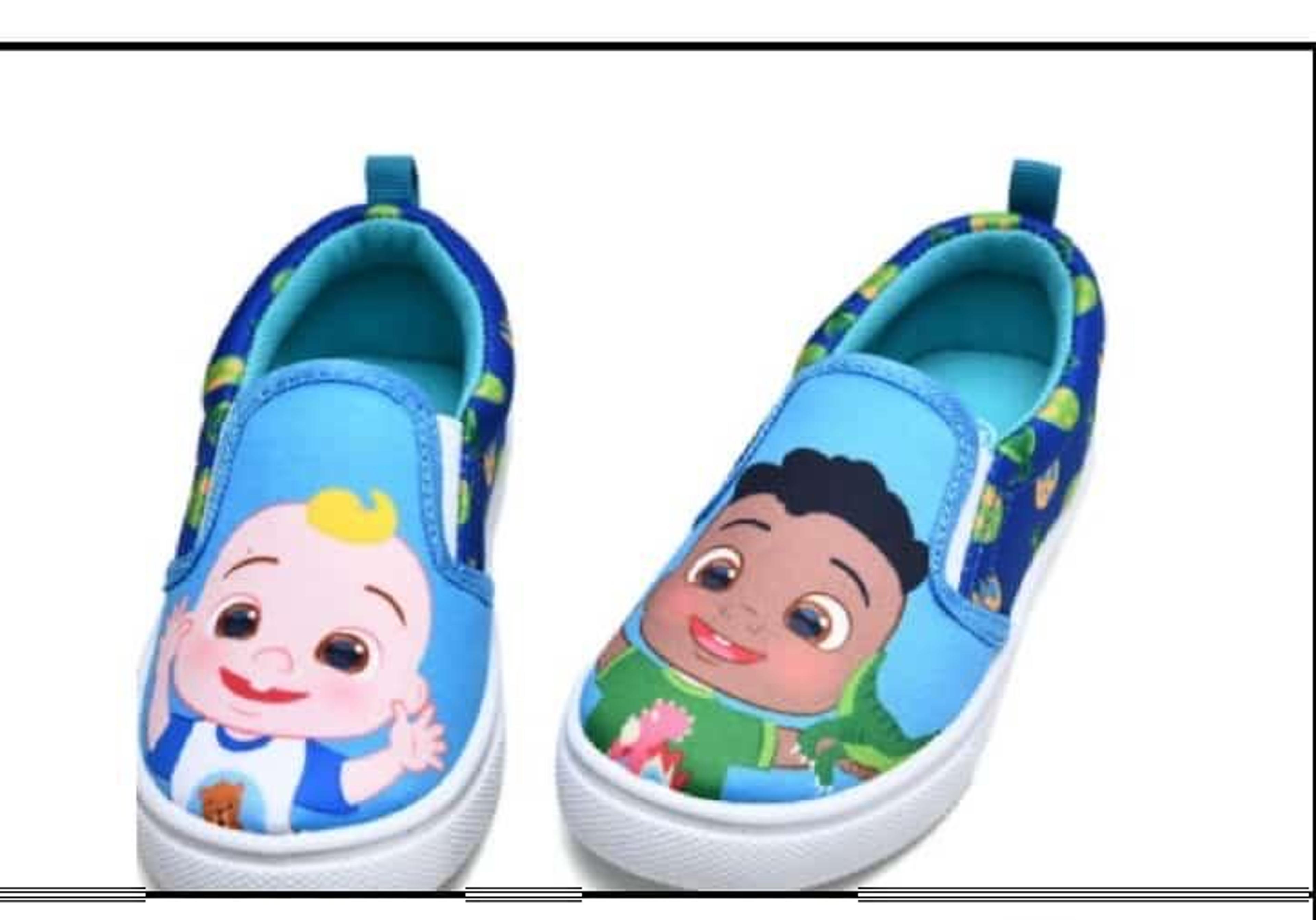 Kids' Blue Character Slip-On Shoes