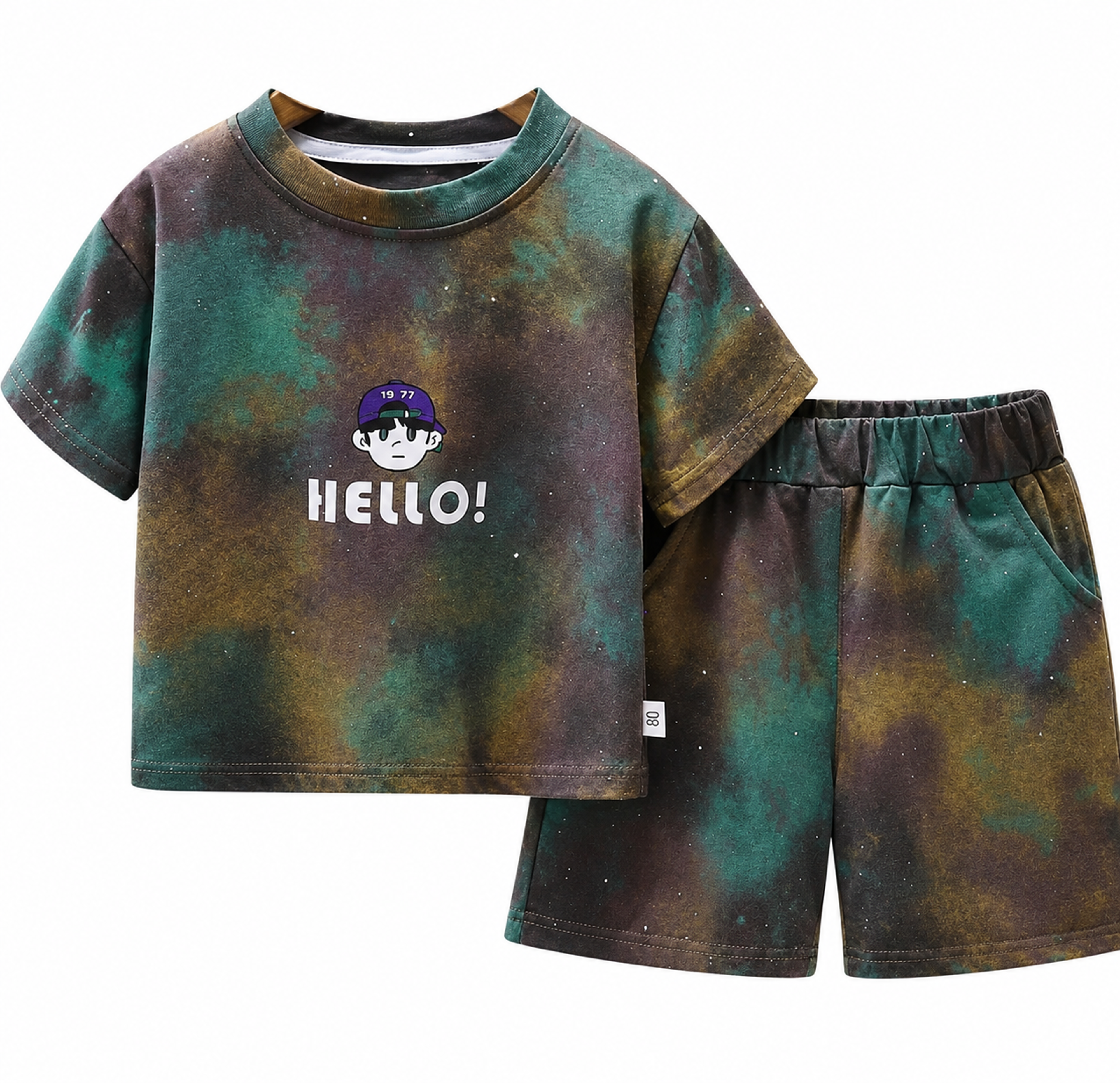 Boys' Galaxy Casual Shorts Set