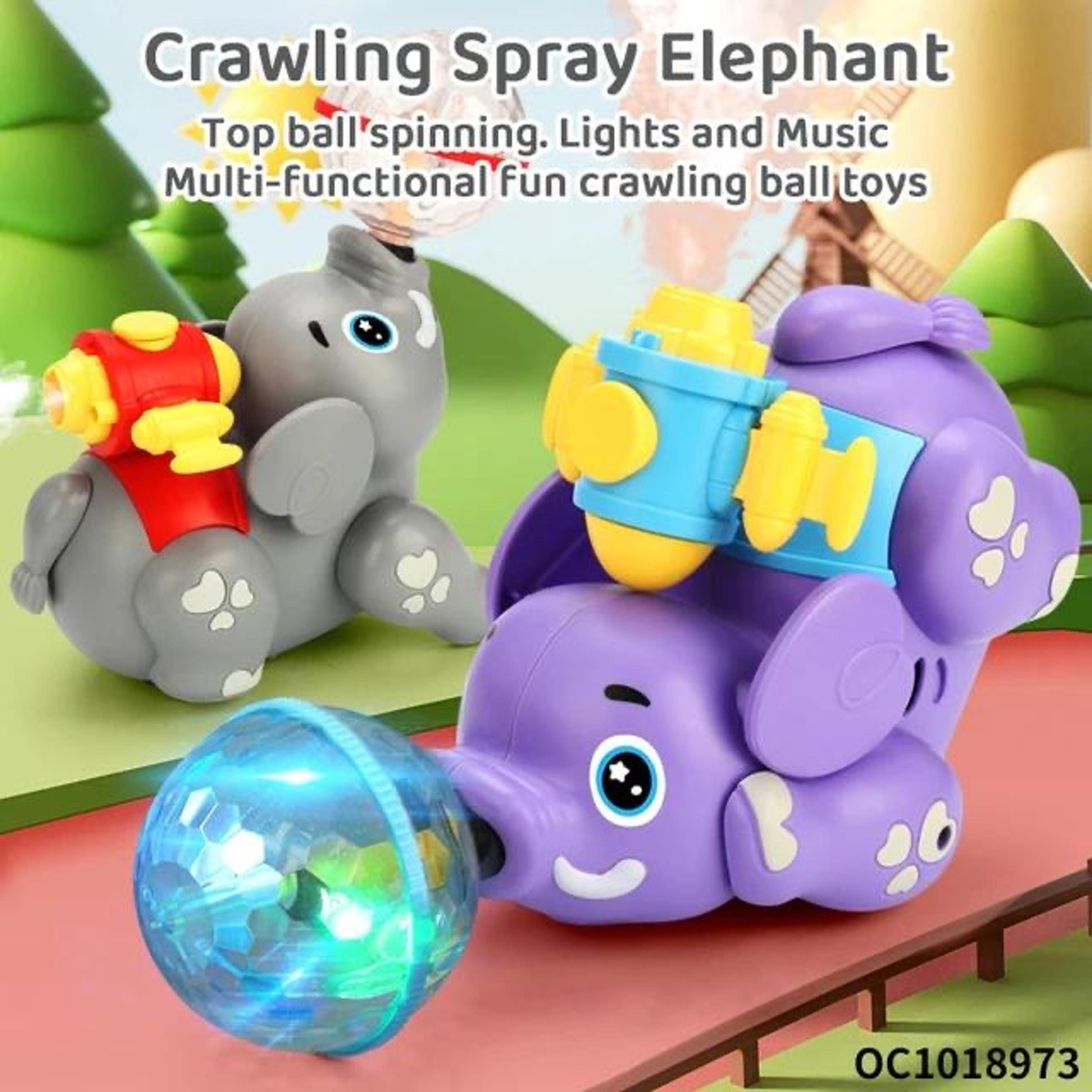 Crawling Musical Elephant Toy