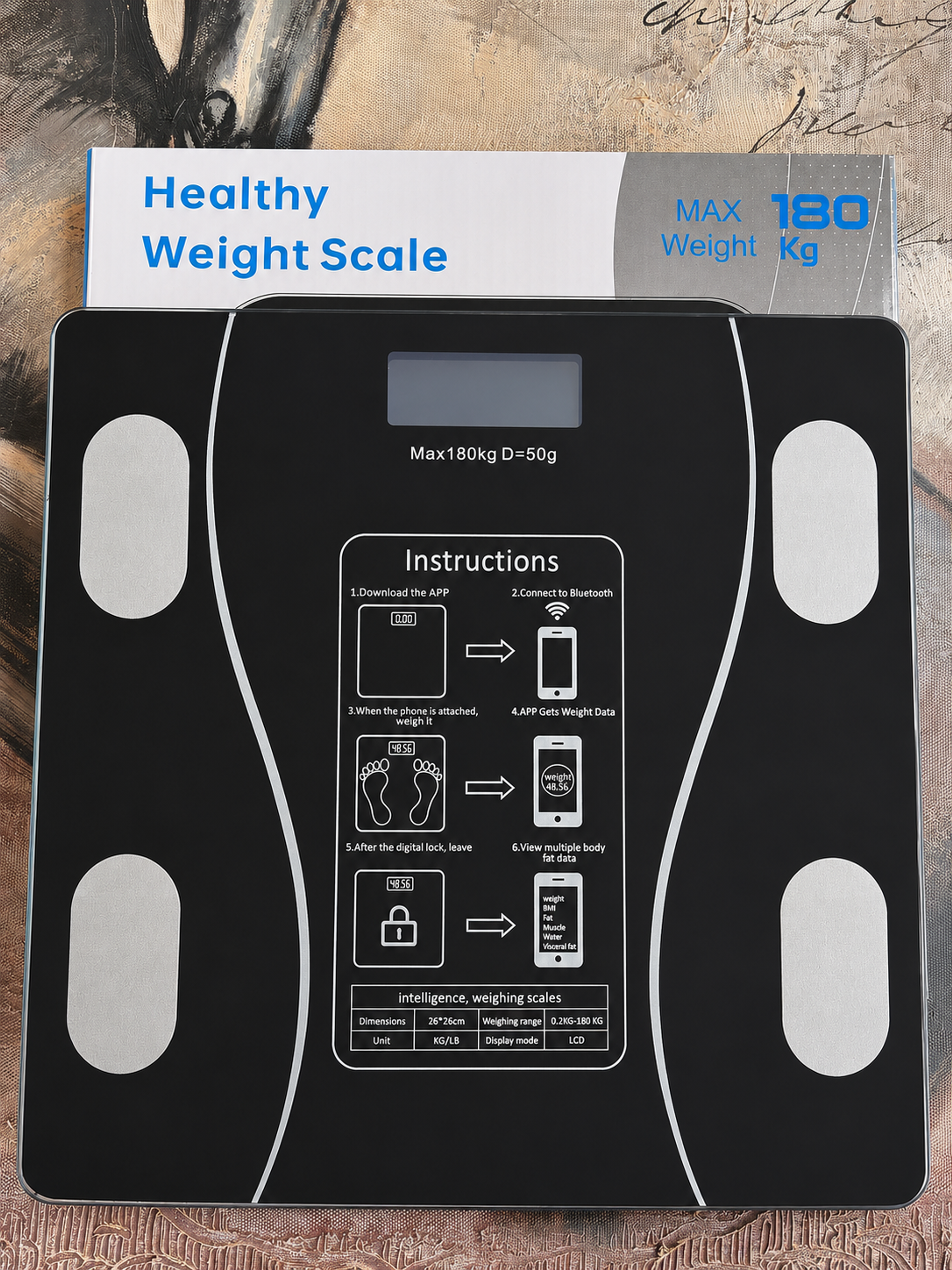 Bluetooth Smart Body Composition Scale - view 3