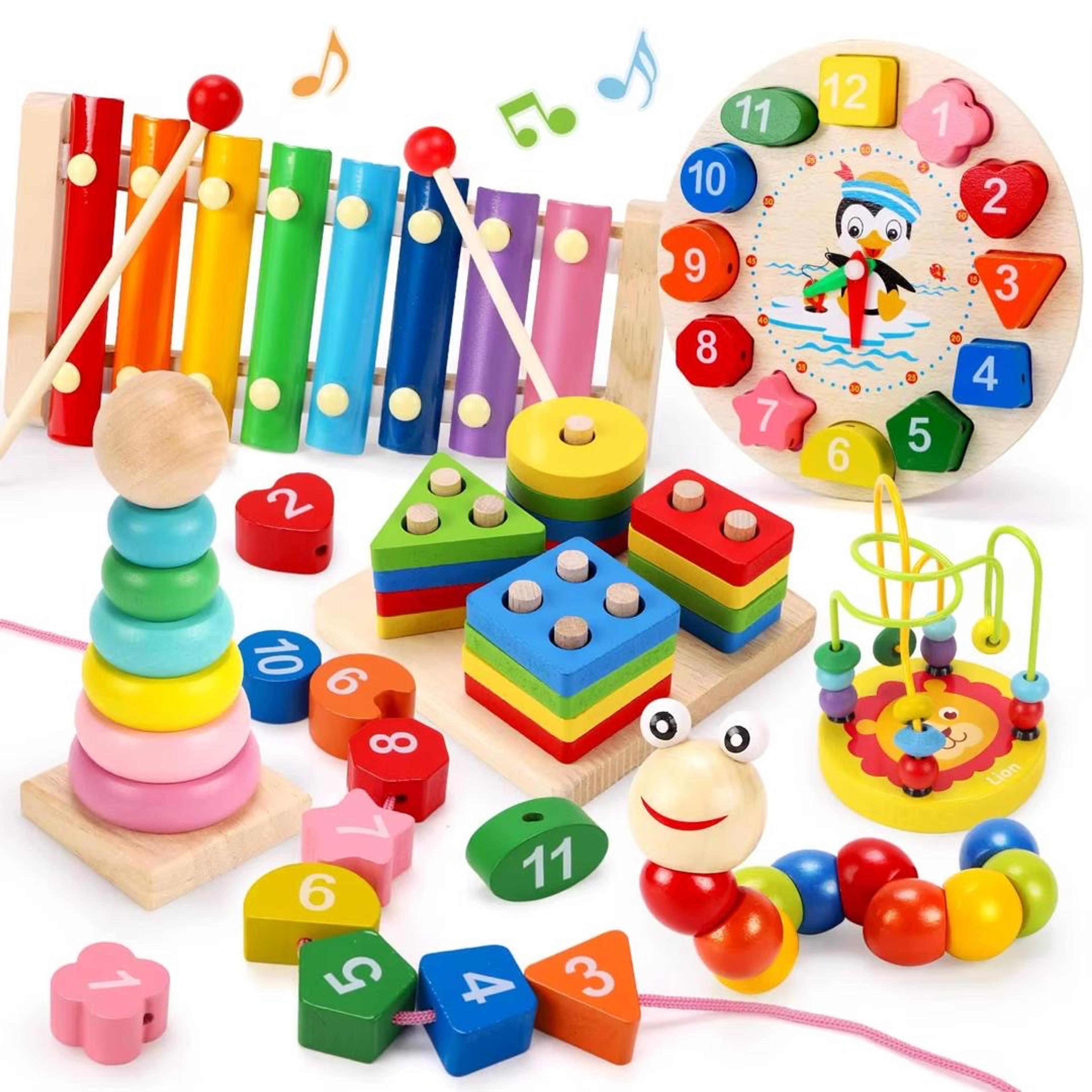 Wooden Montessori Learning & Activity Toy Set
