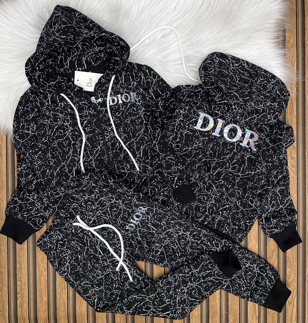 Kids' Black Hooded Tracksuit