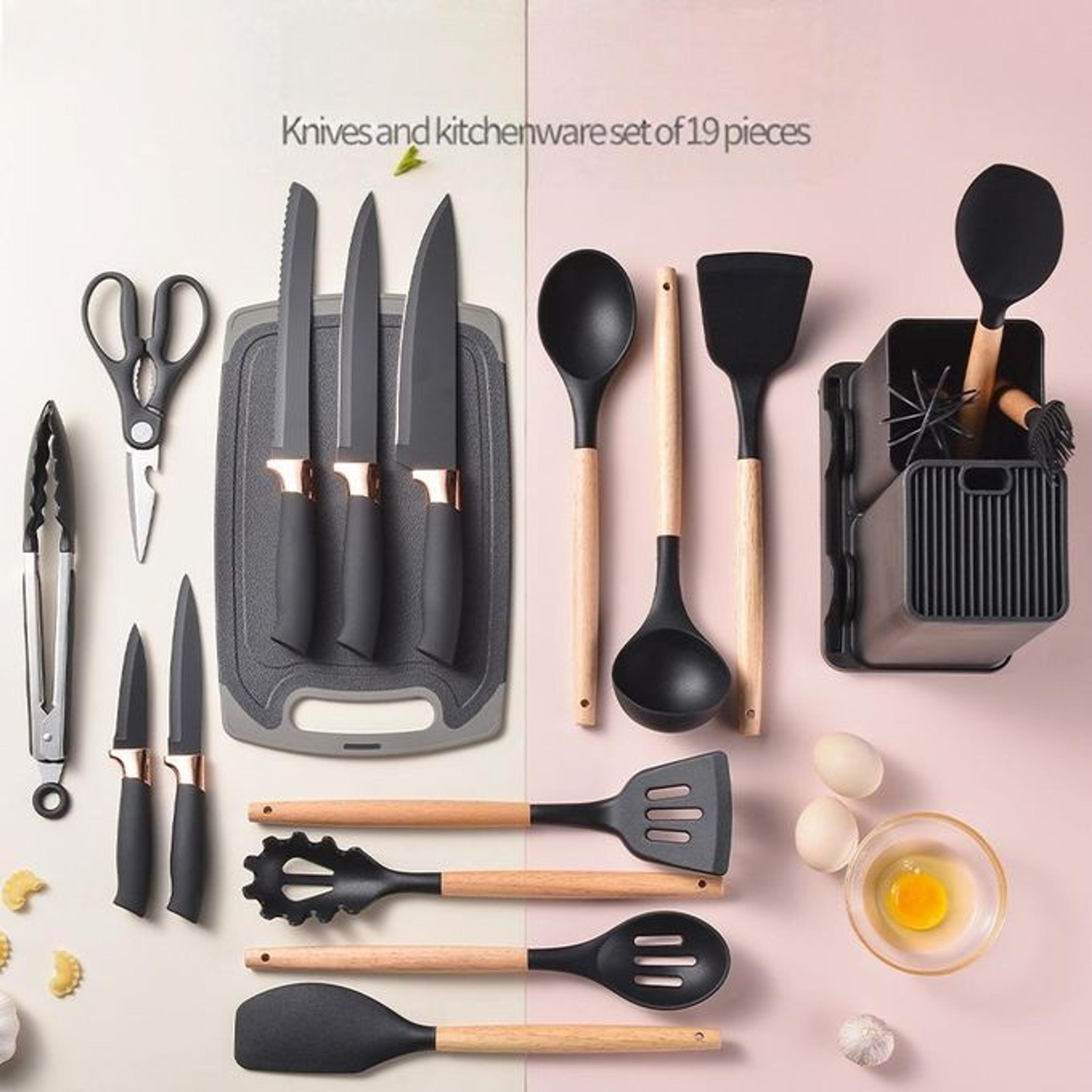 19-Piece Silicone Kitchen Utensil Set - view 3