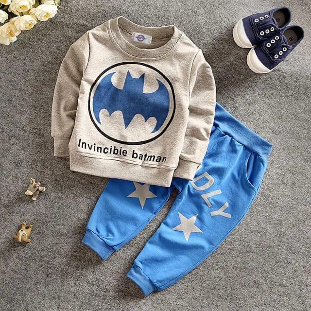 Boys' Superhero-Inspired Sweatshirt & Jogger Set