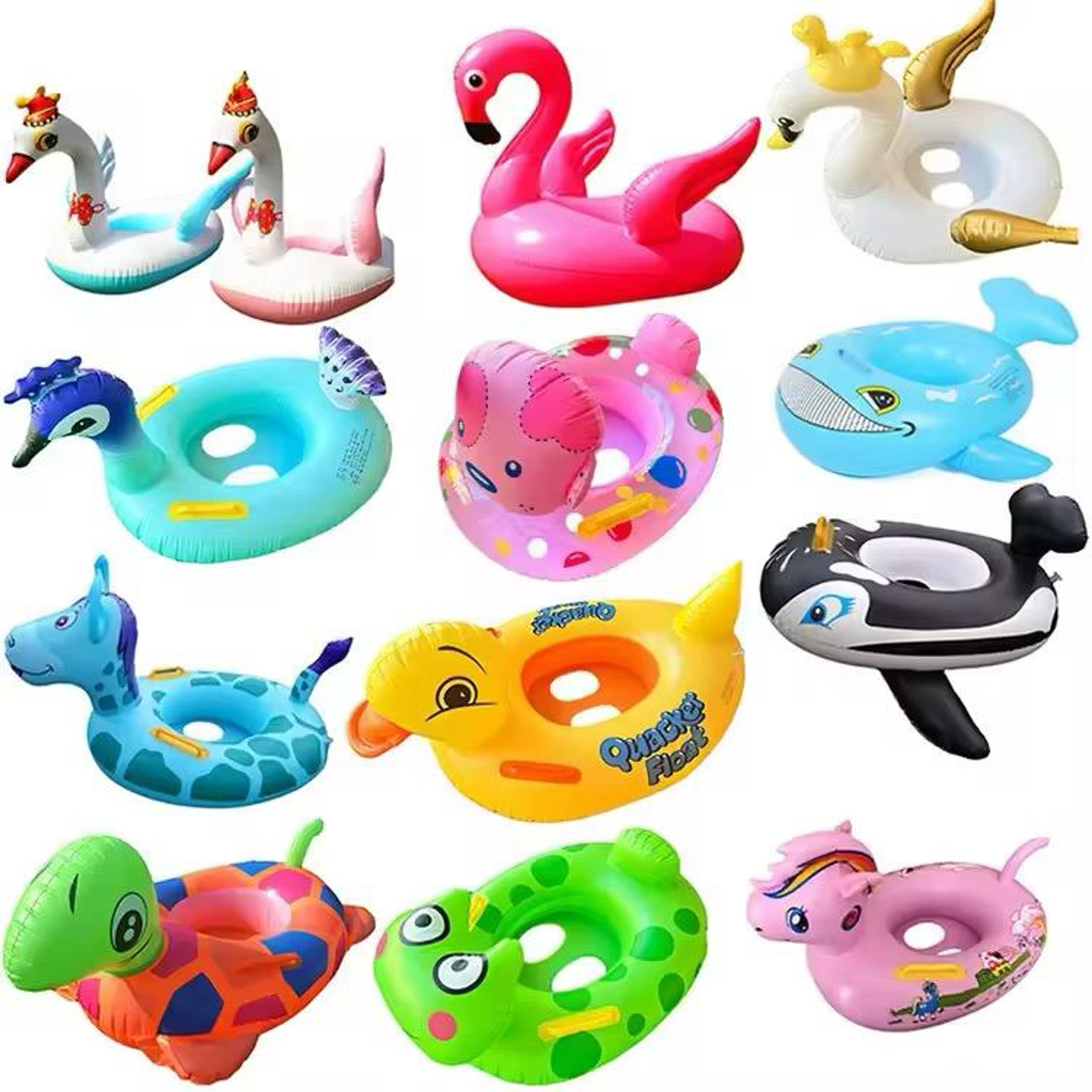 Kids' Inflatable Animal Swim Rings