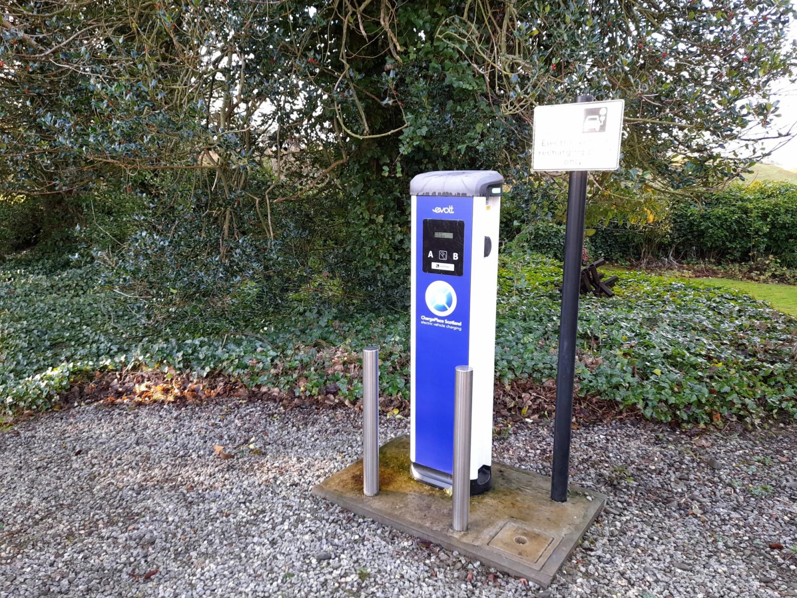 Hotels with electric car charging points in Scotland