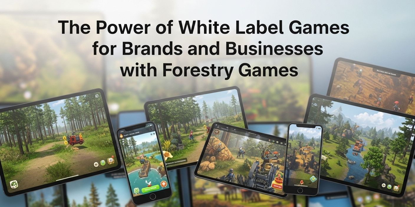the power of white label games for brands and businesses with forestry games
