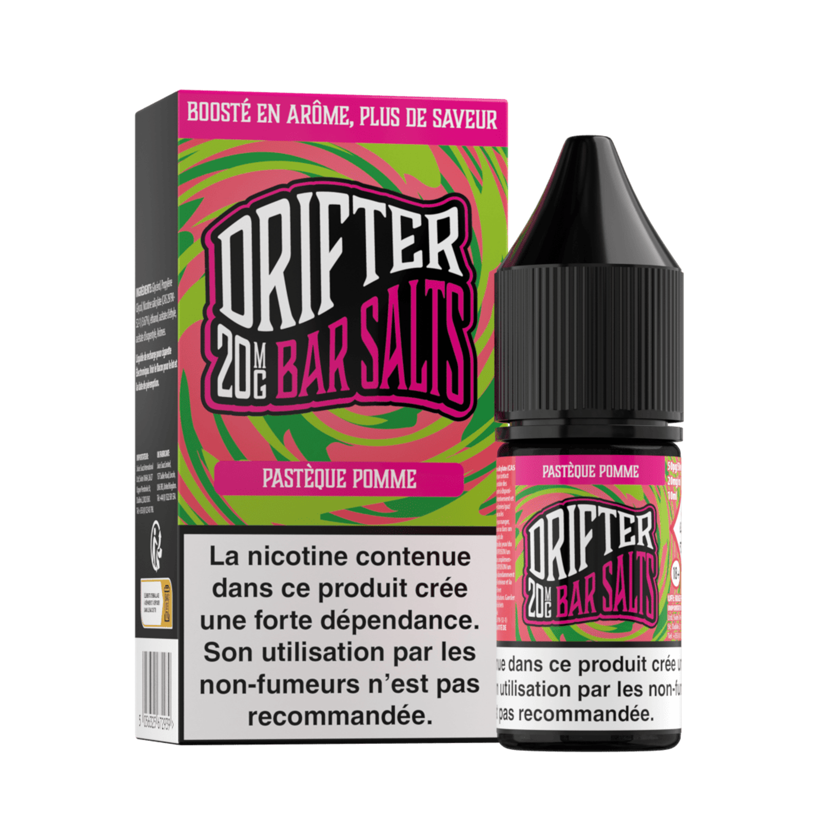 WATERMELON APPLE NIC SALT BAR SALTS DRIFTER 10ML-1.jpg