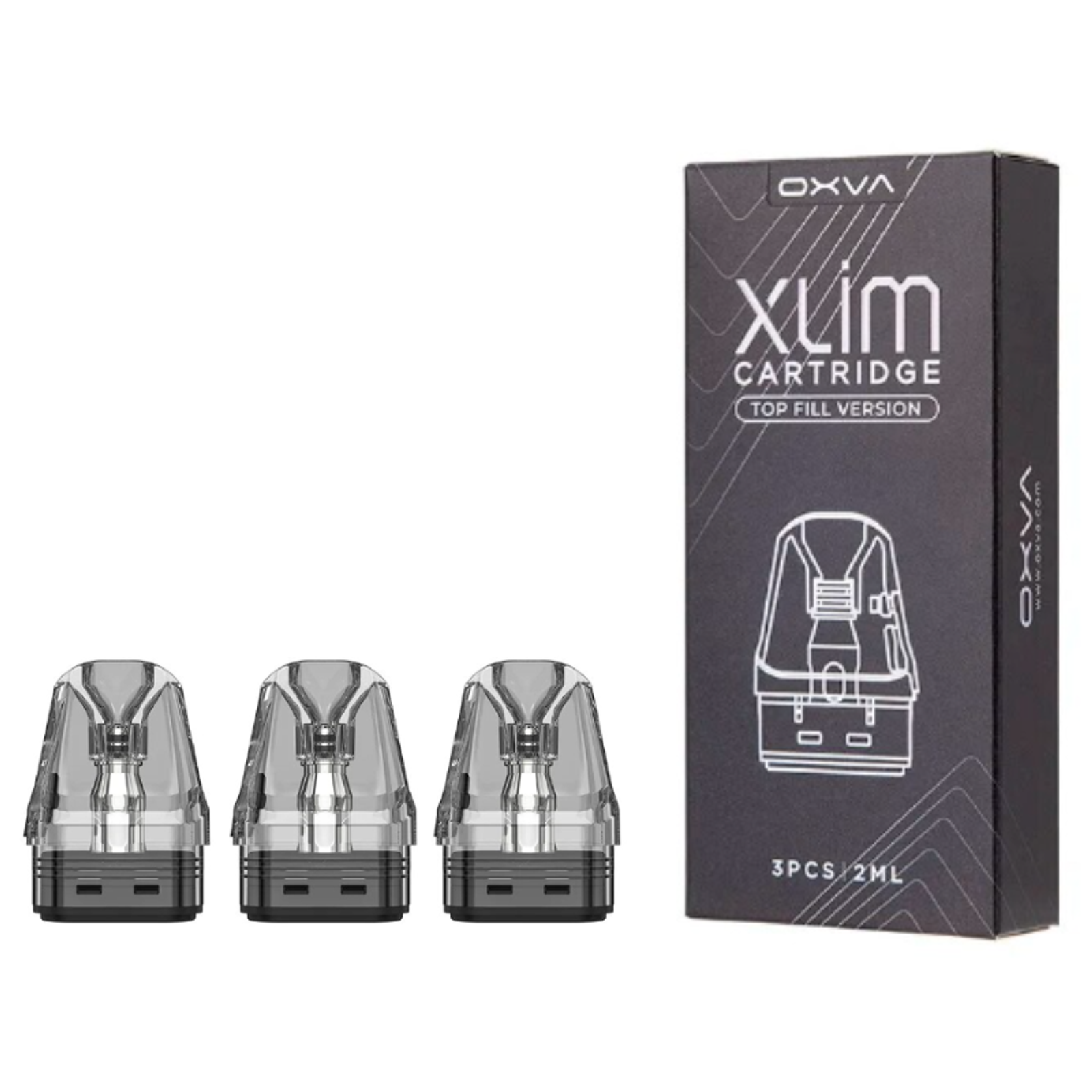 PACK OF 3 CARTRIDGES 2ML (TOP FILL VERSION) XLIM V2 OXVA-0.jpg