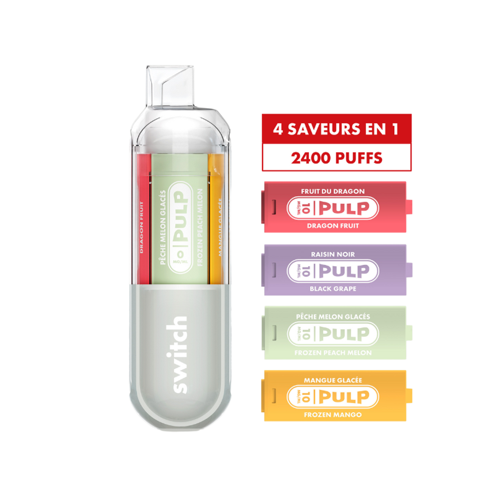 KIT LE POD SWITCH 2400 4EN1 (+ POD 2ML 20MG) GRIS PULP-2.jpg