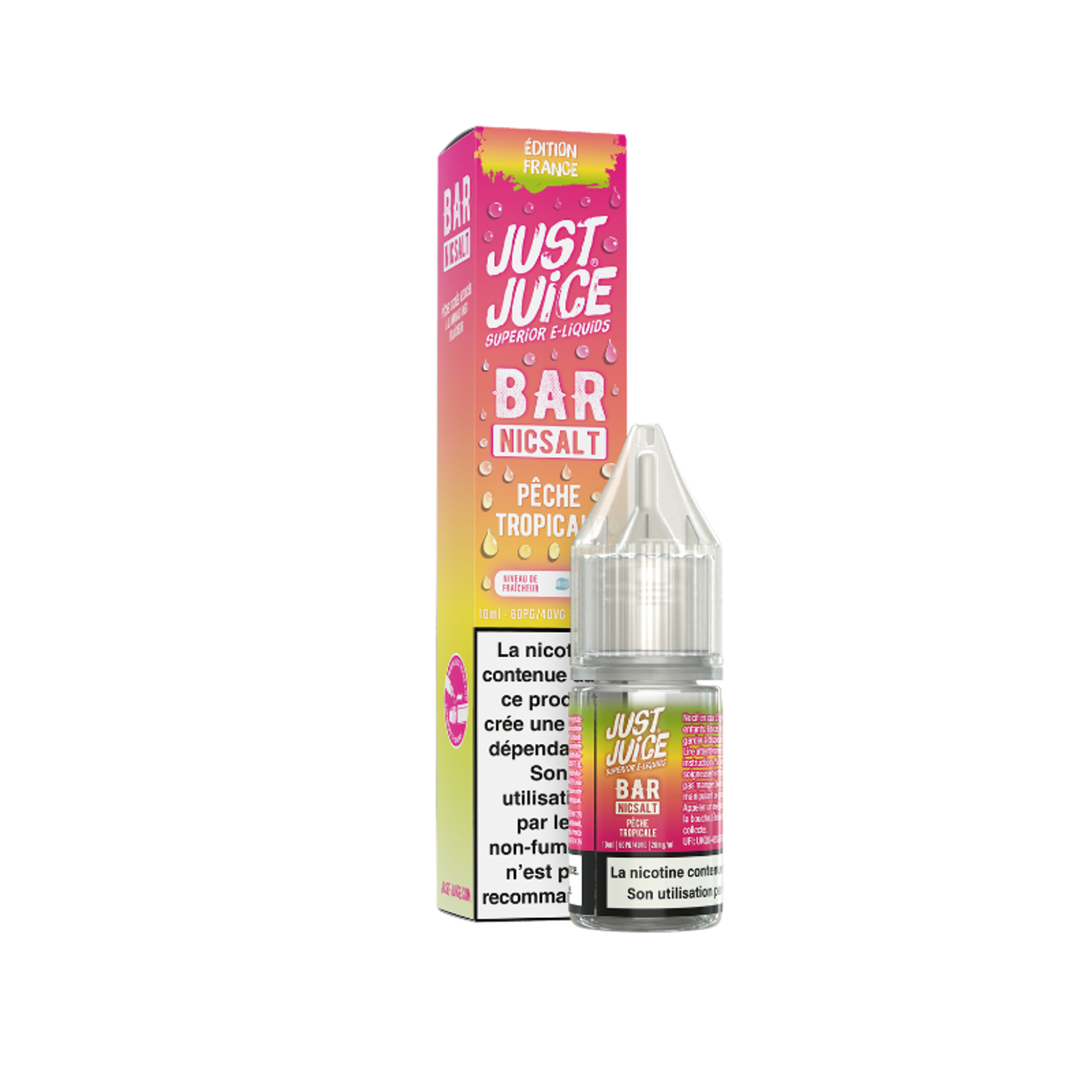PÊCHE TROPICALE NIC SALT BAR NICSALT JUST JUICE 10ML-1.jpg