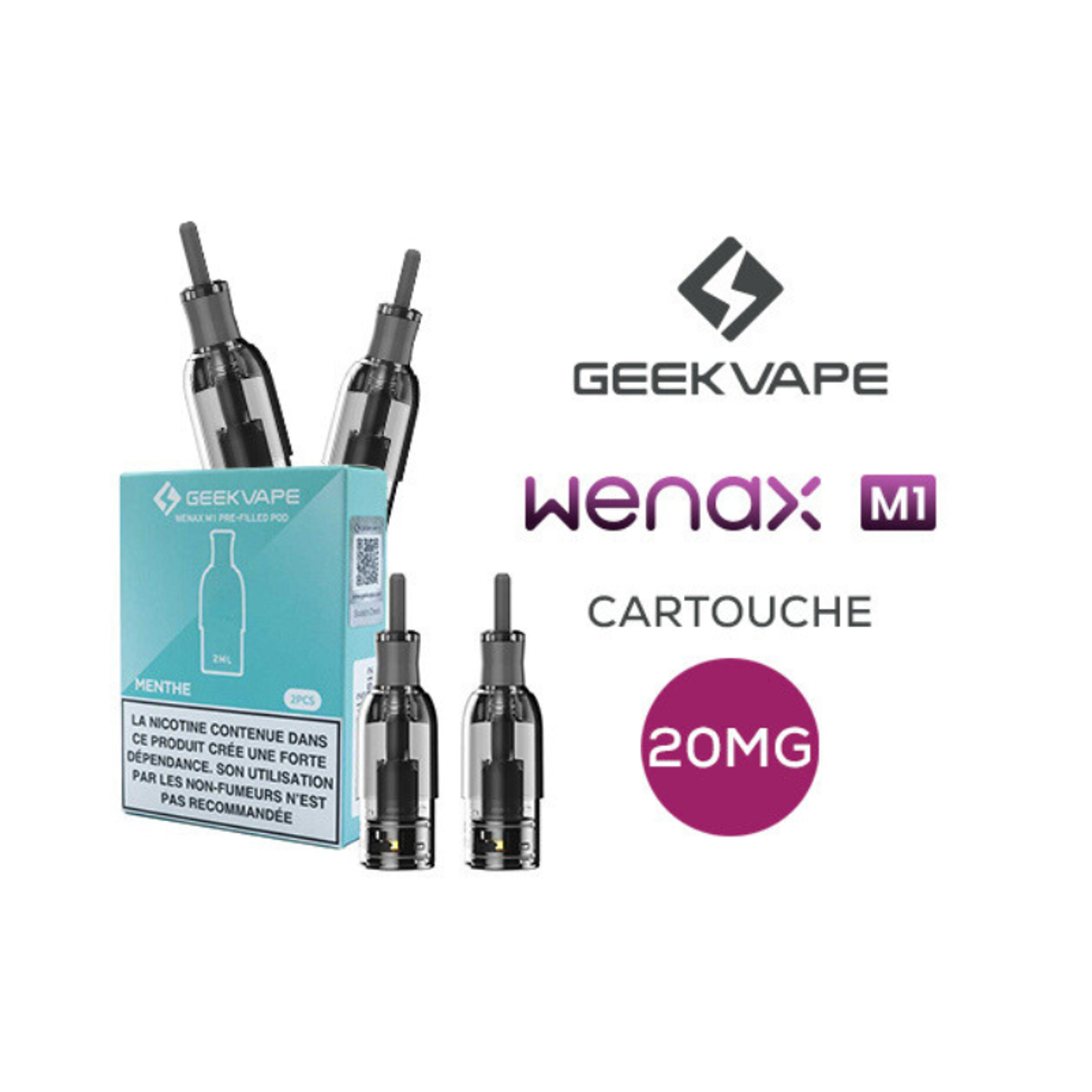 PACK OF 2 PODS WENAX M1 2ML 20MG GEEKVAPE-0.jpg