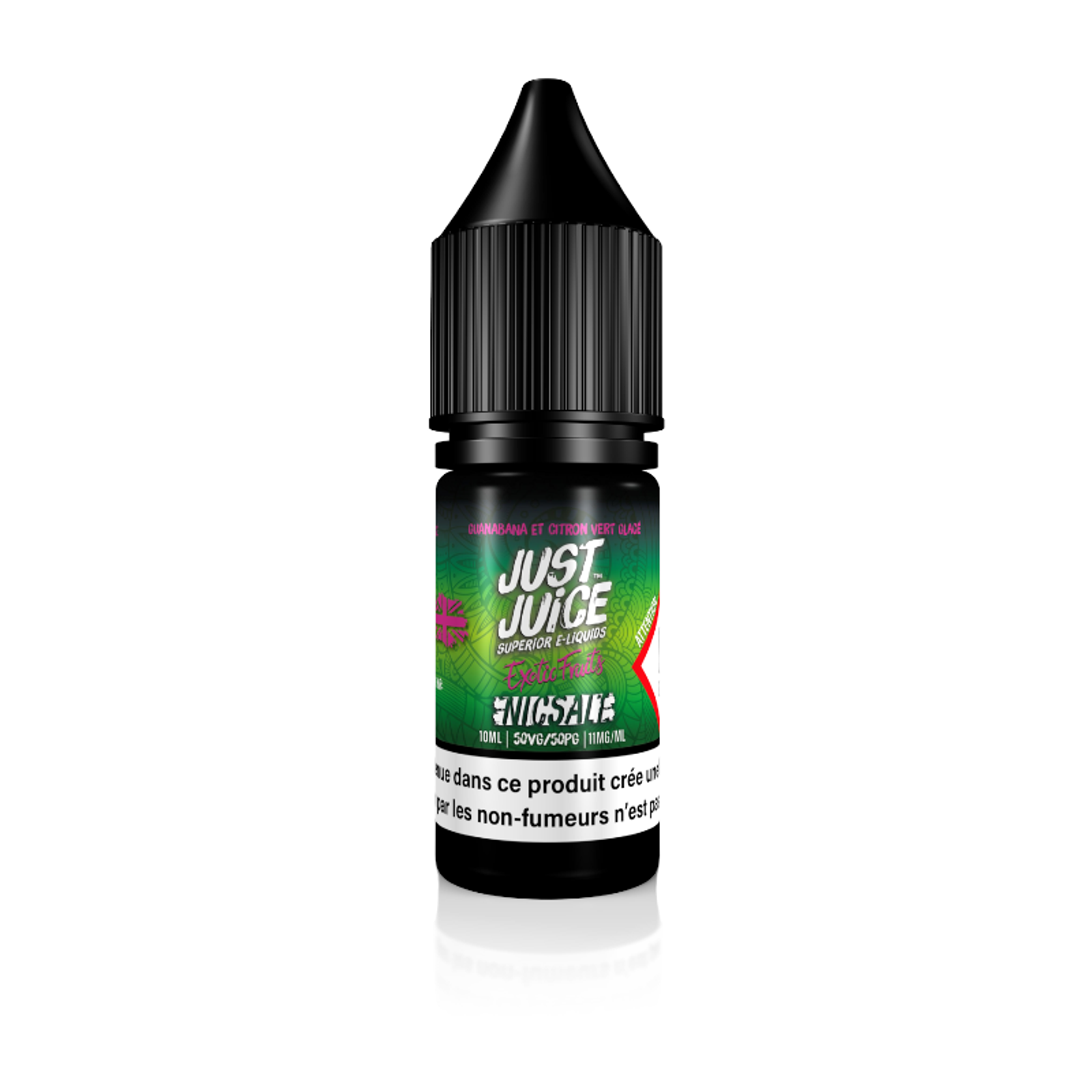 GUANABANA ET CITRON VERT GLACÉ NIC SALT EXOTIC FRUITS JUST JUICE 10ML-0.jpg