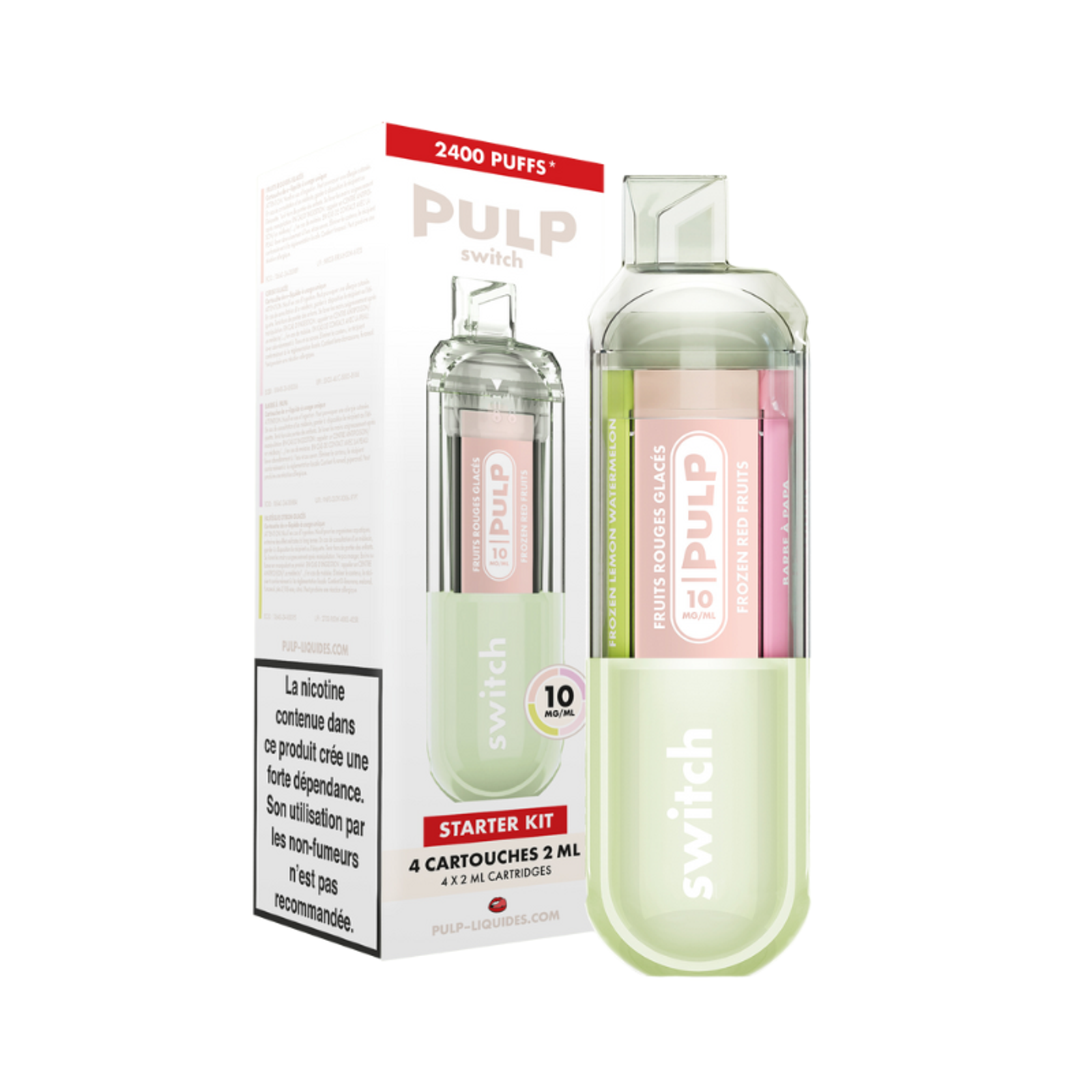 KIT LE POD SWITCH 2400 4EN1 (+ POD 2ML 20MG) VERT PULP-1.jpg