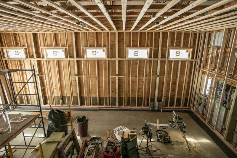 Transforming the barn into a meditation hall