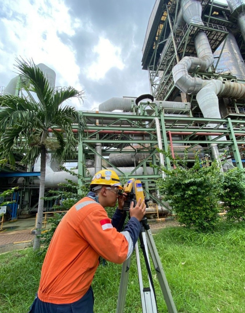 Leveling & Verticality Survey - PT. SPV Lenzing (Purwakarta)