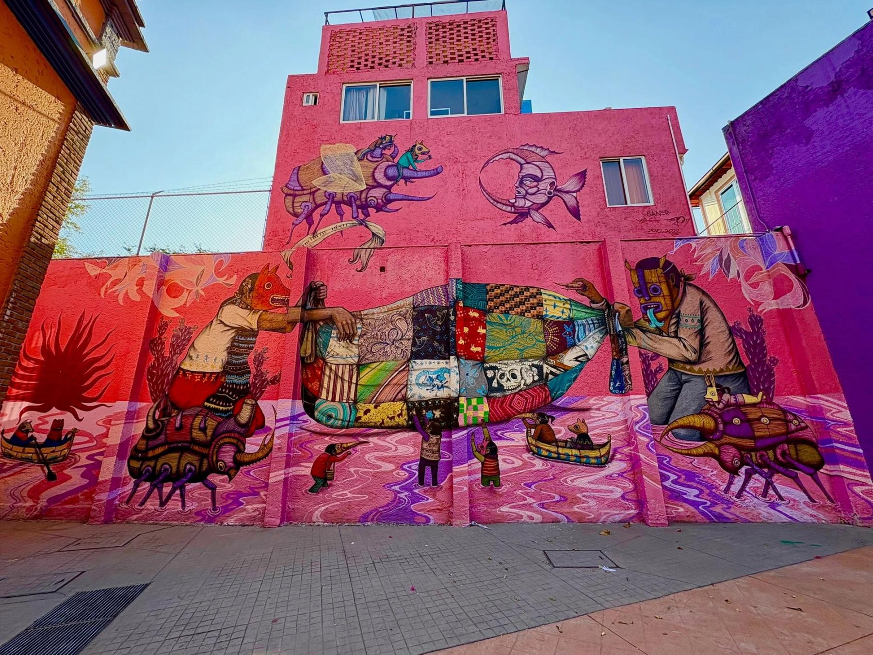 The bohemian neighborhood of Coyoacan