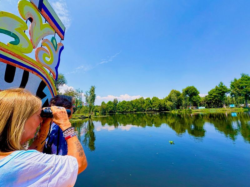 Prehispanic Xochimilco: Sailing, chinampas, axolotls and bird watching