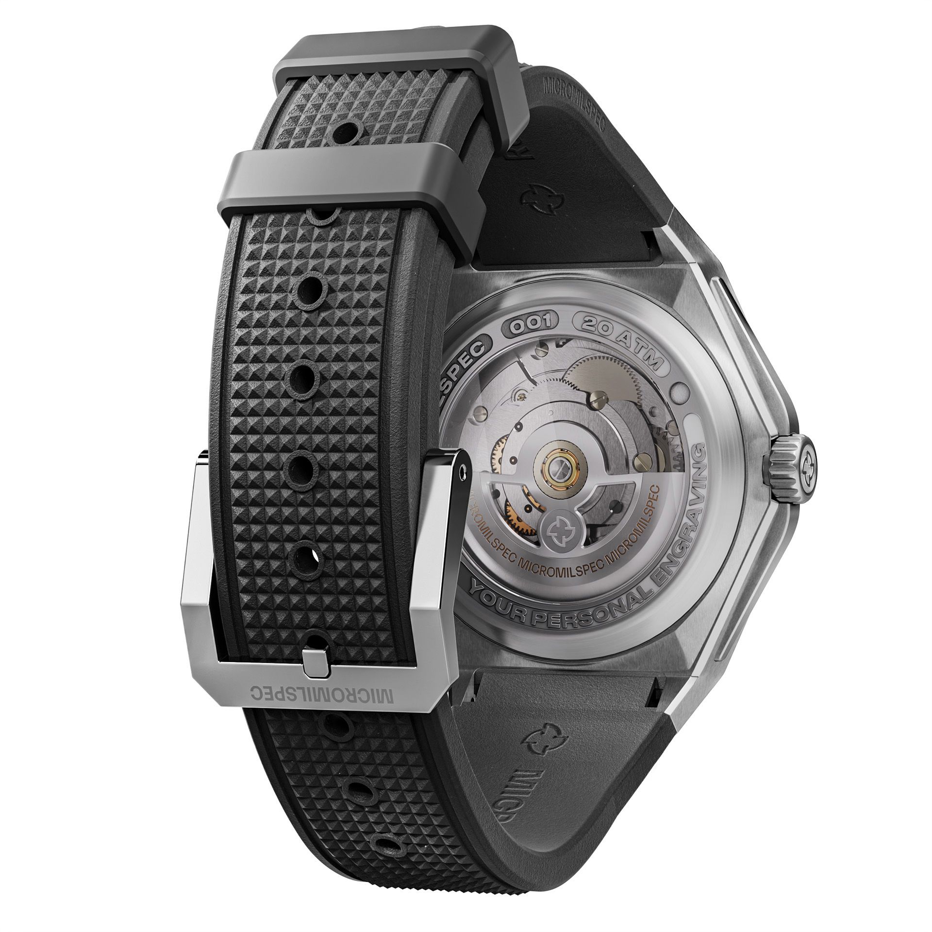 MICROMILSPEC Monogram Watch - Personalize with Your Own Monogram