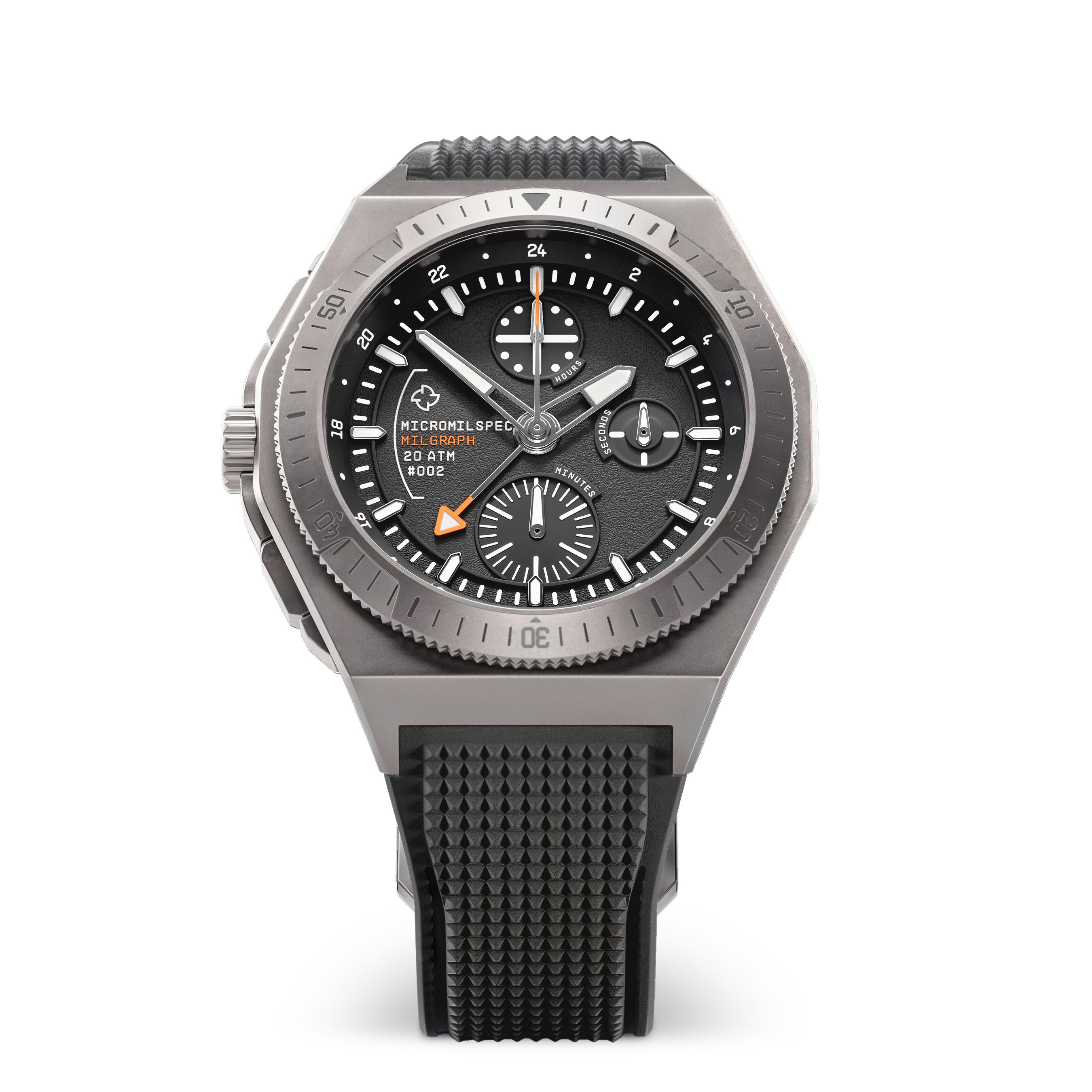 Milgraph — Titanium GMT Chronograph | Micromilspec