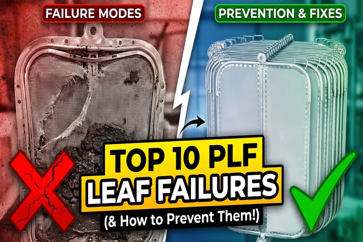 Top 10 Reasons Pressure Leaf Filter (PLF) Leaves Fail—and How to Prevent It